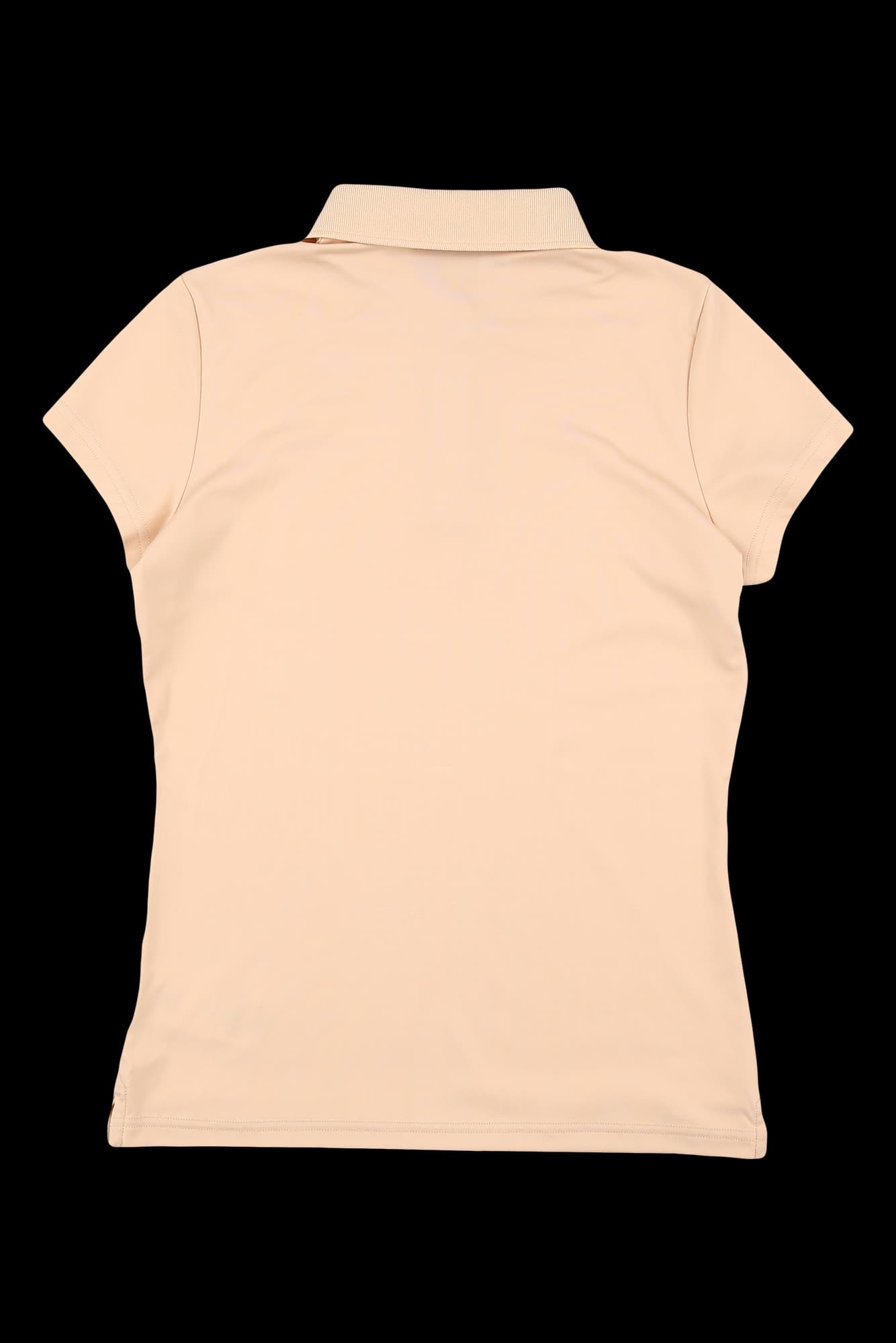 라인 프린팅 카라 반팔 티셔츠