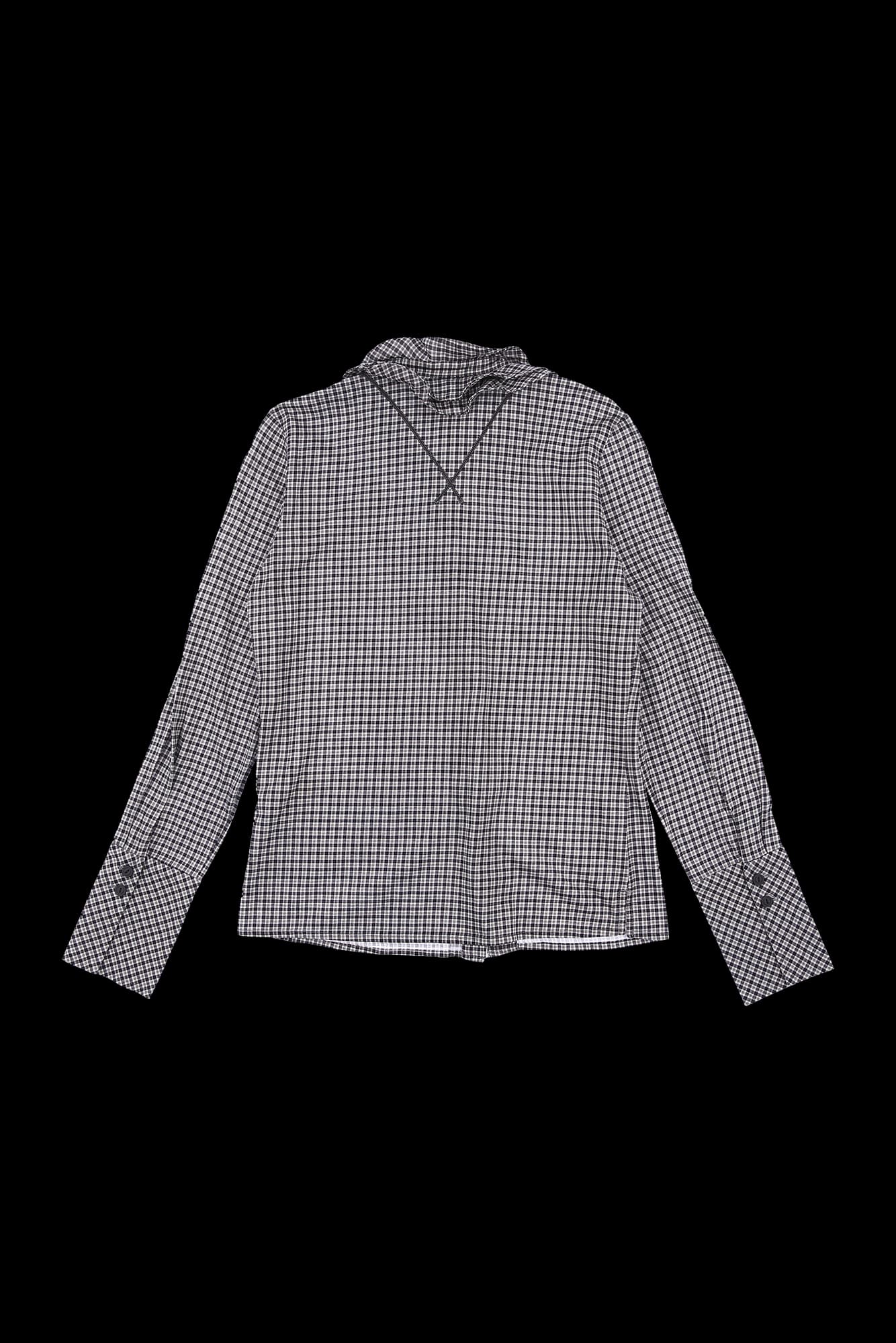 프릴카라 체크 셔츠