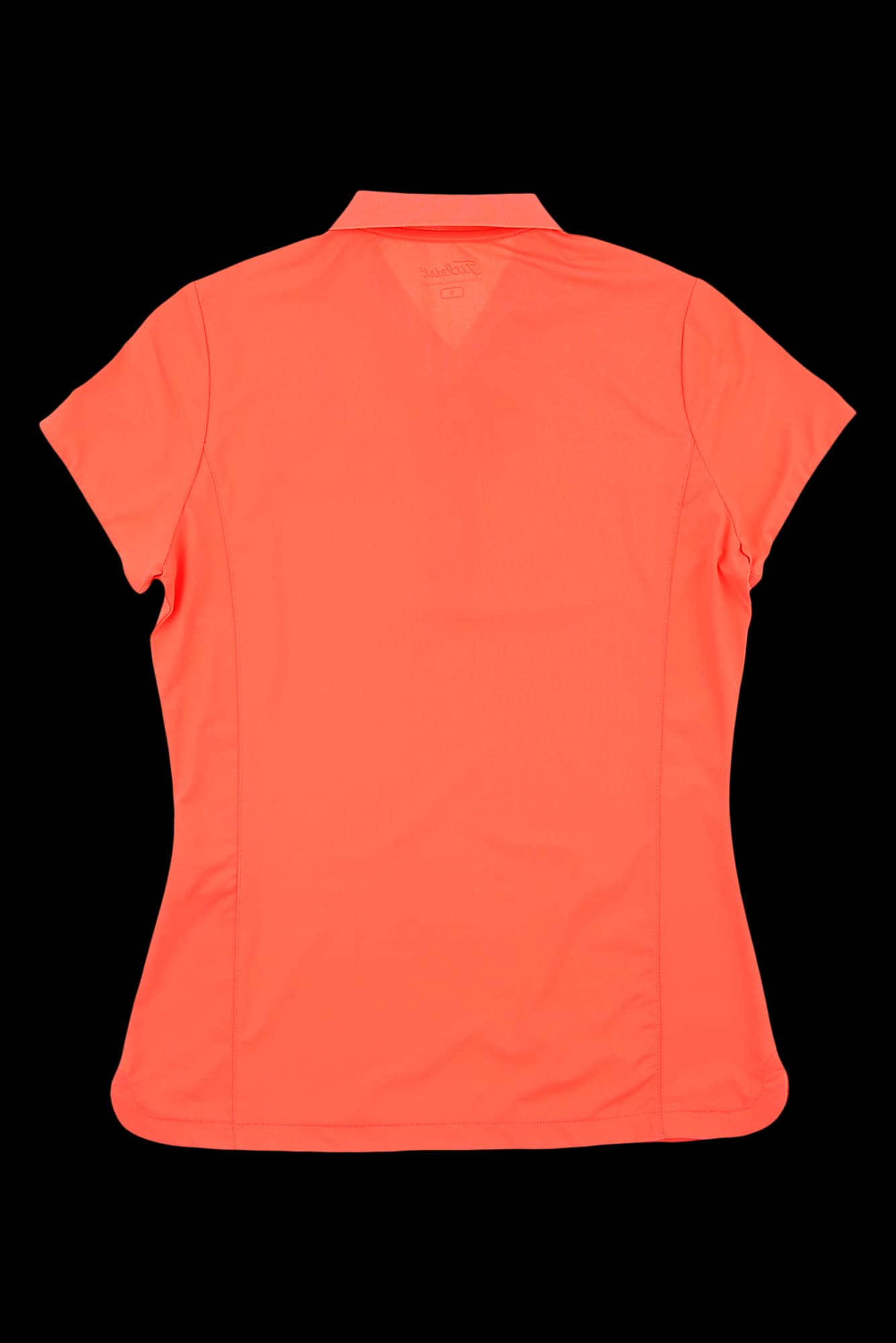 로고 배색라인 카라 반팔 티셔츠