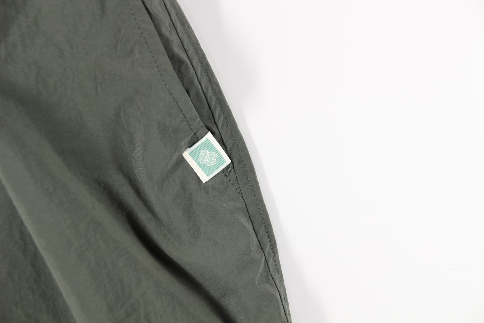 밴딩 와이드 크롭 팬츠