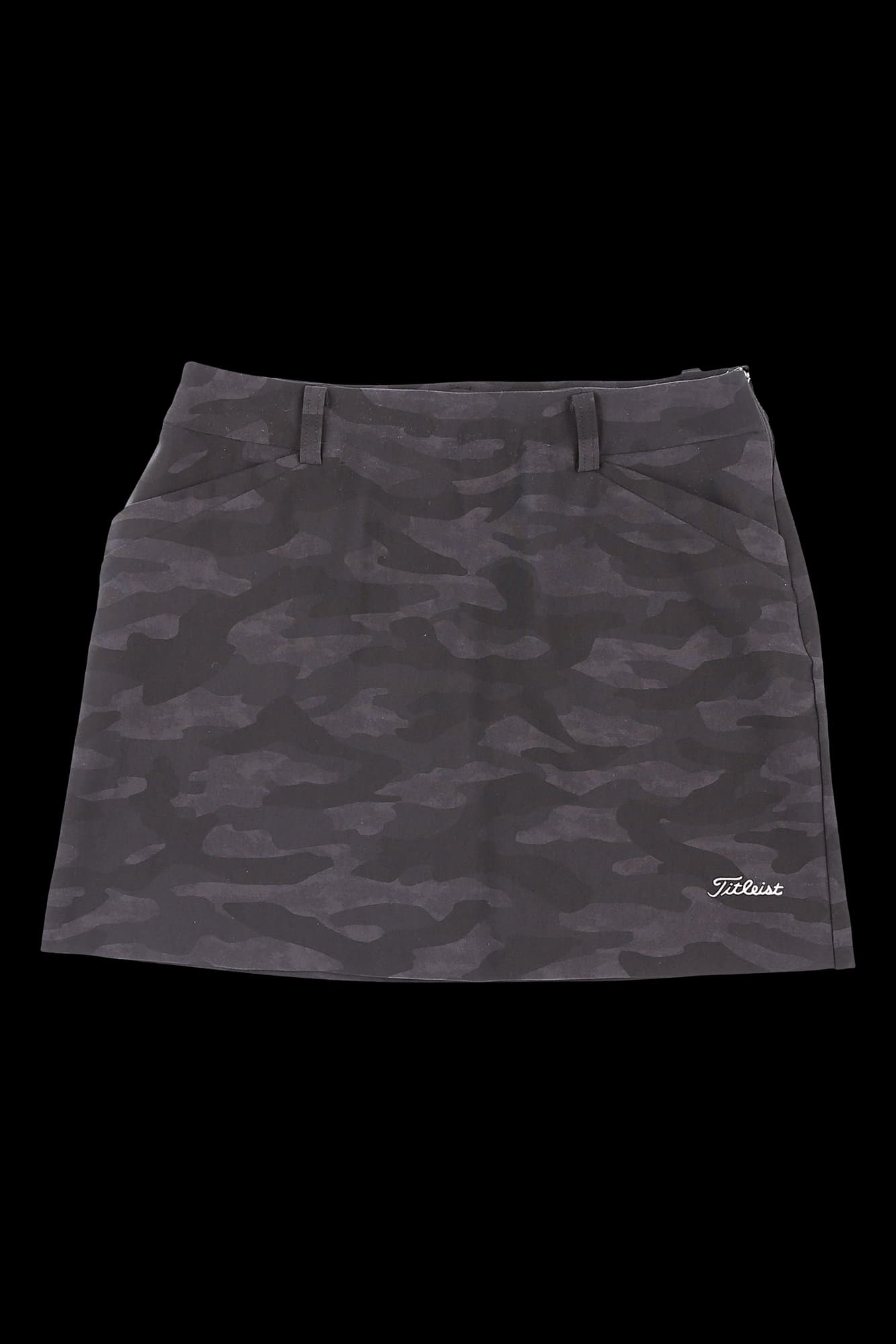 밀리터리 사선 포켓 스커트