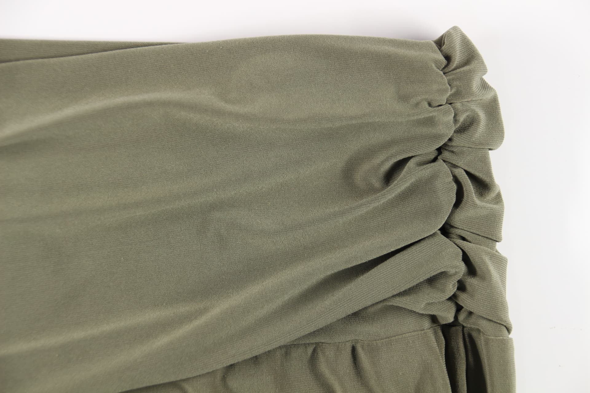 셔링 트임 롱 스커트