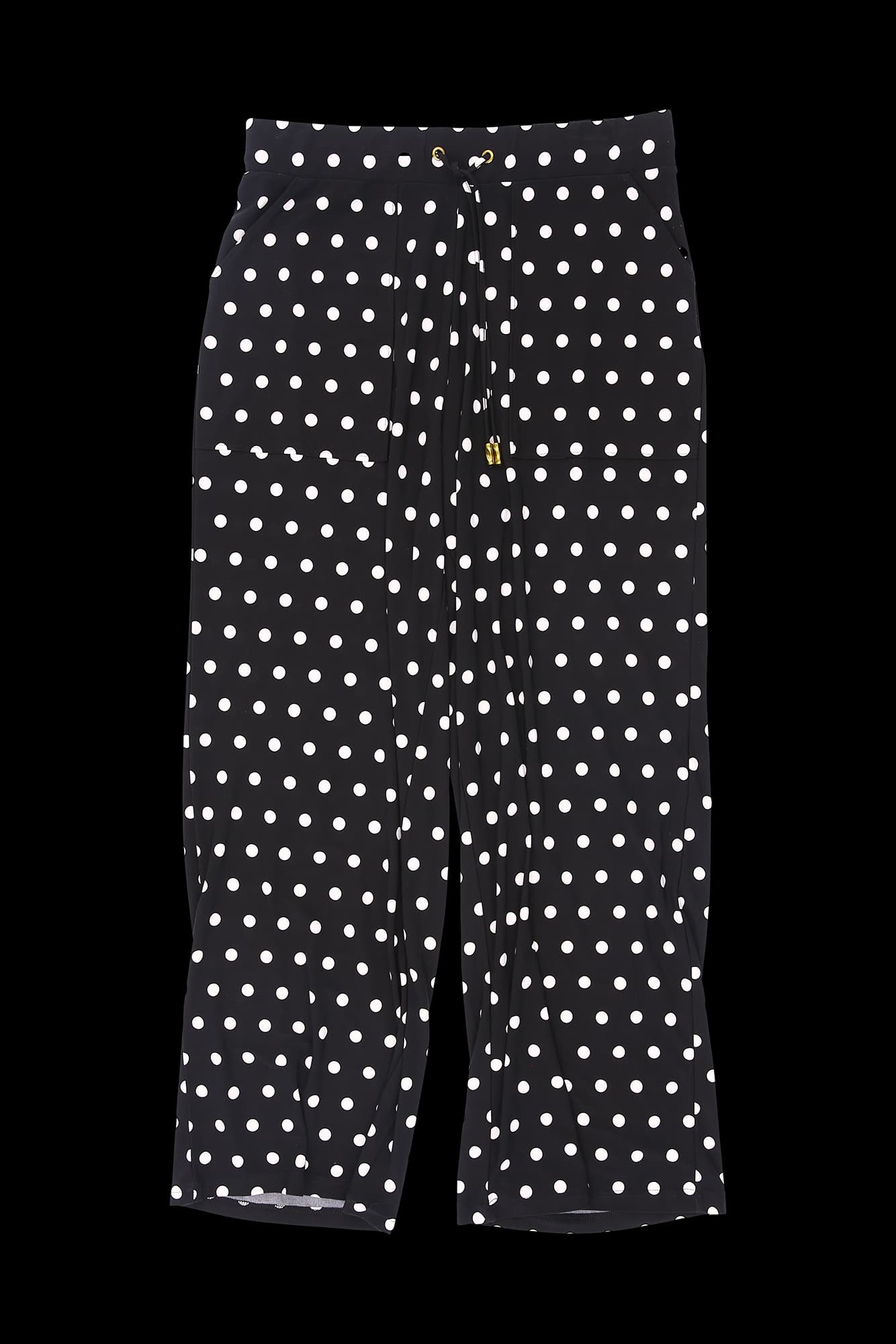 도트 스트링 밴딩 롱팬츠