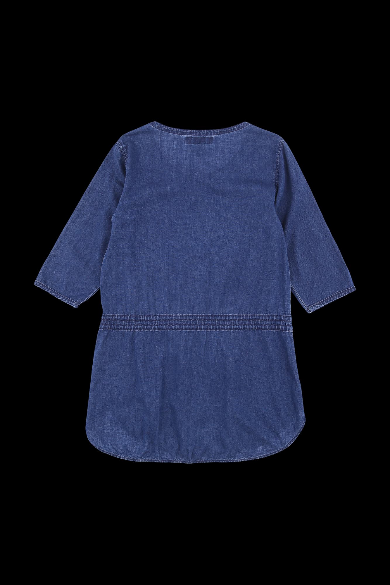 아웃포켓 지퍼 데님 원피스