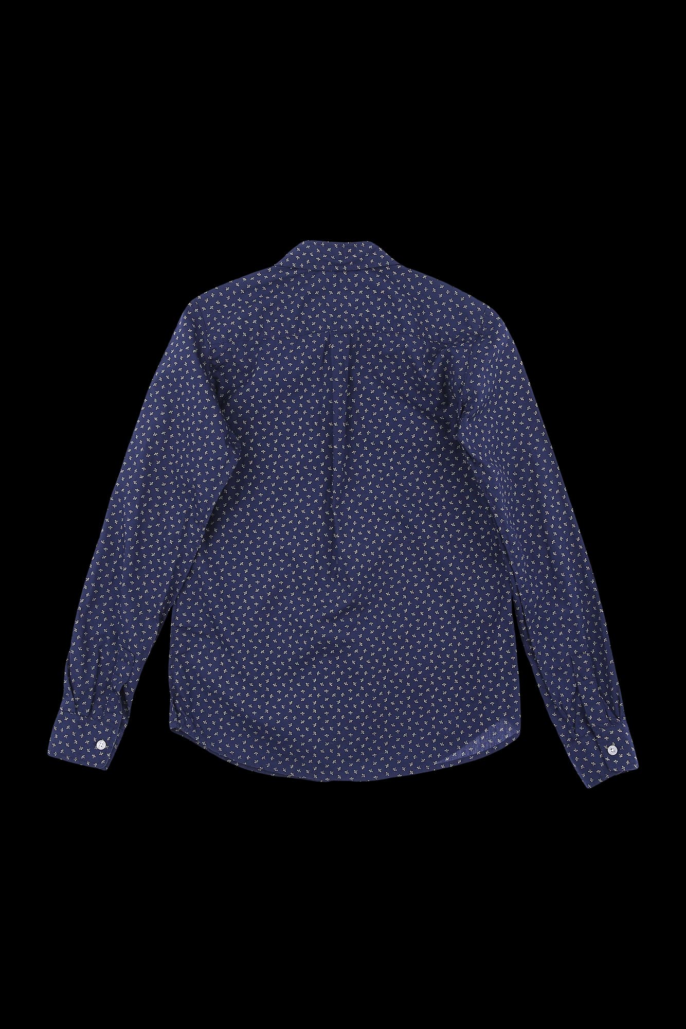 플라워 패턴 긴팔 셔츠