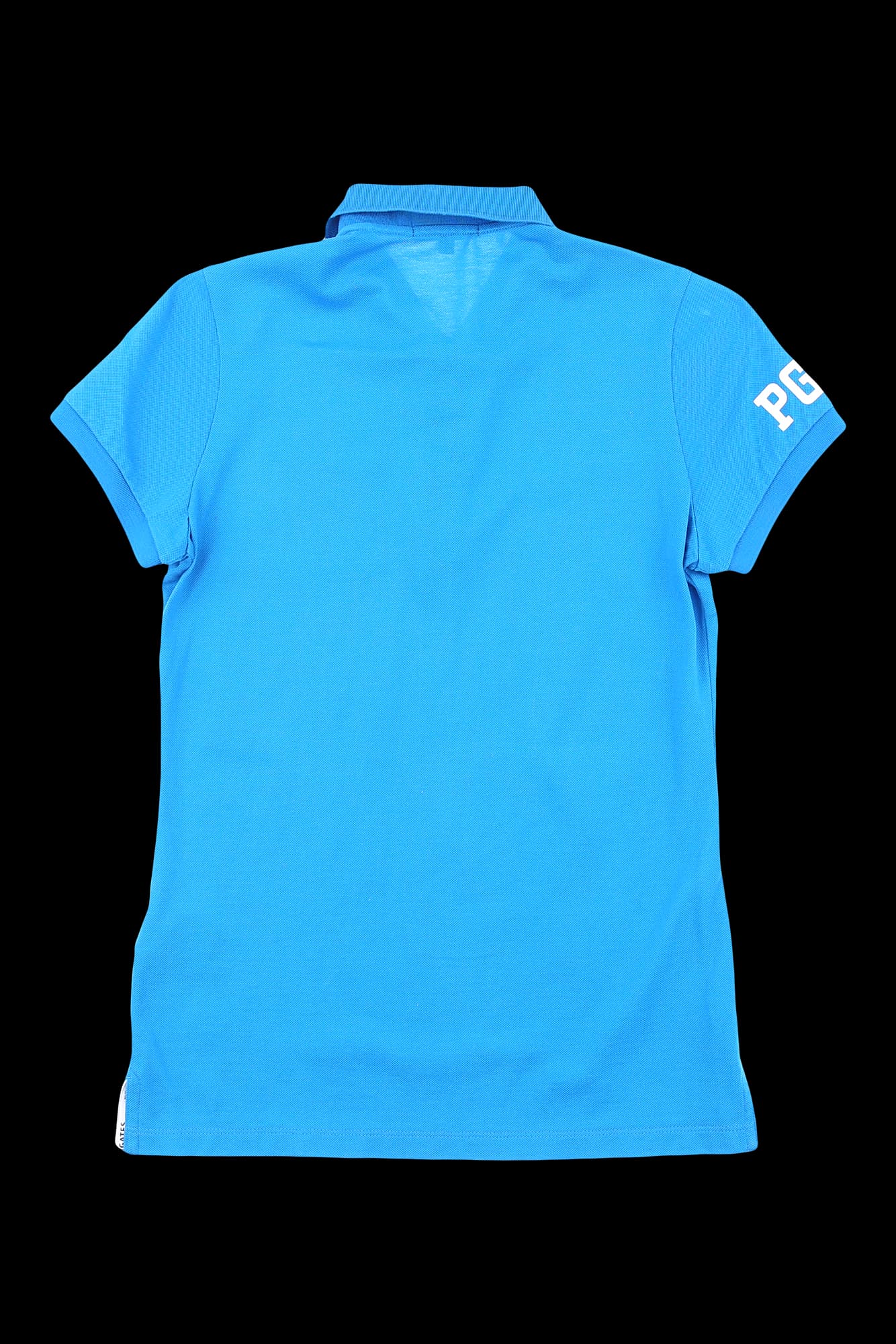 자수 카라 반팔 티셔츠