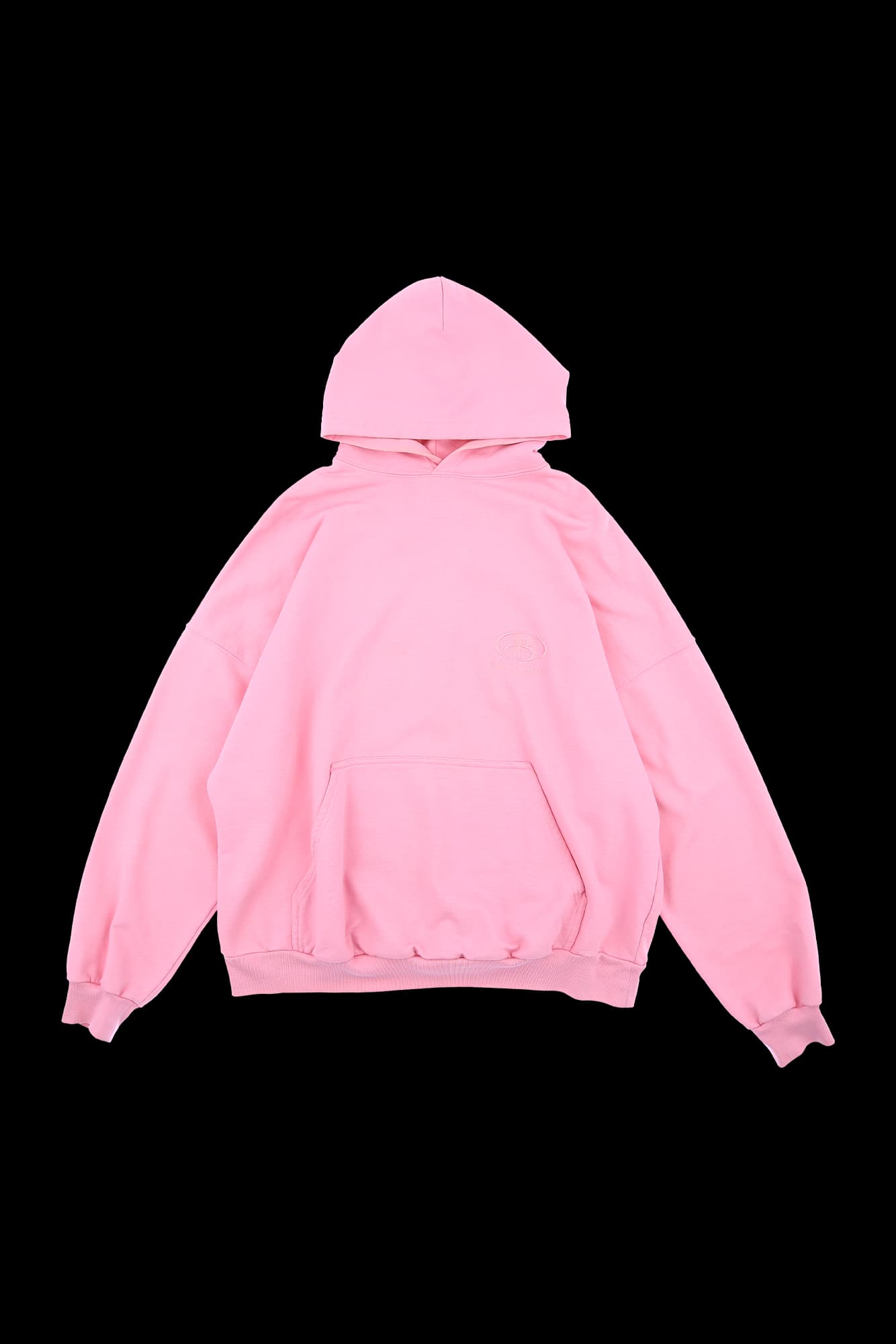 로고 후드 티셔츠