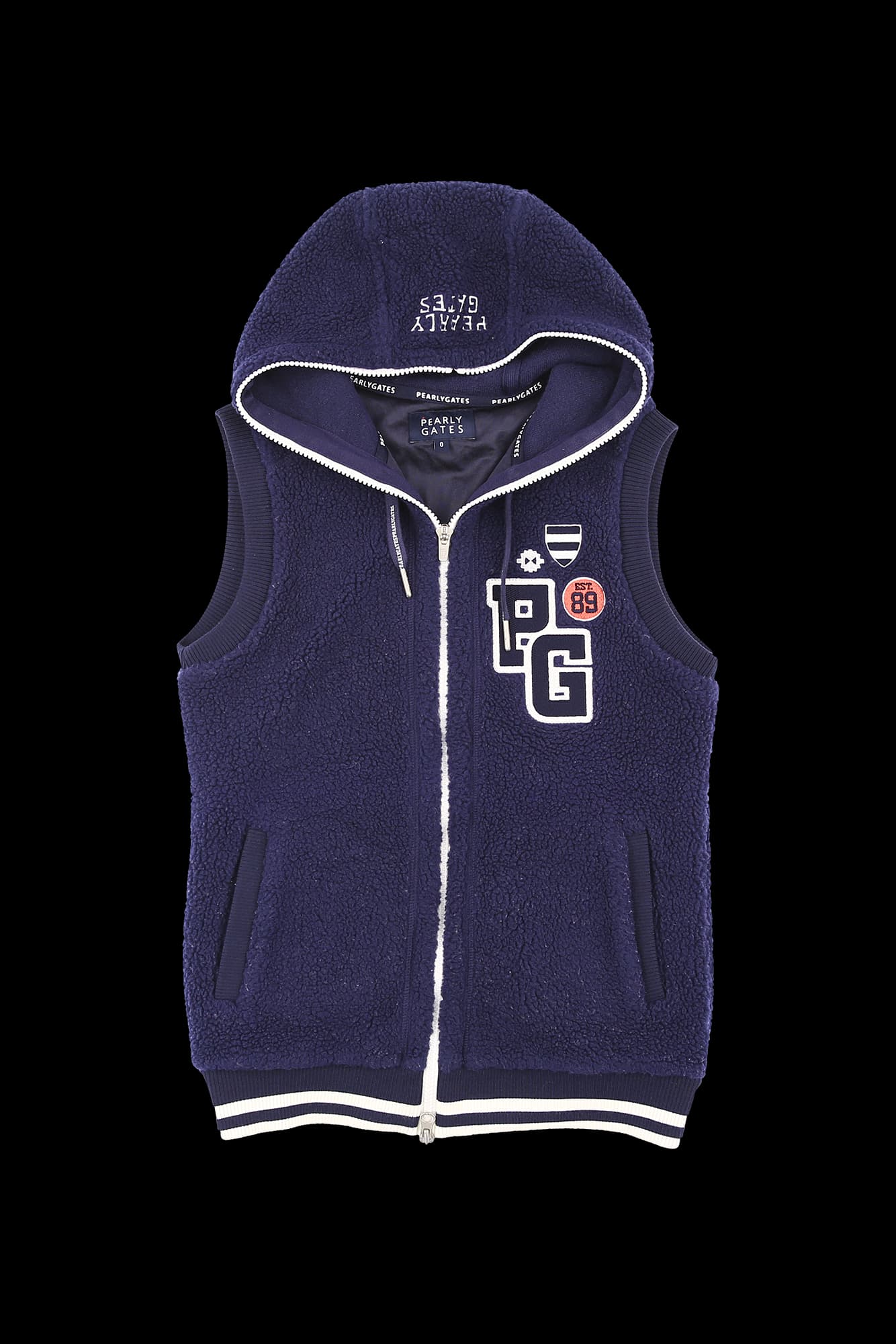 부클 후드 집업 베스트