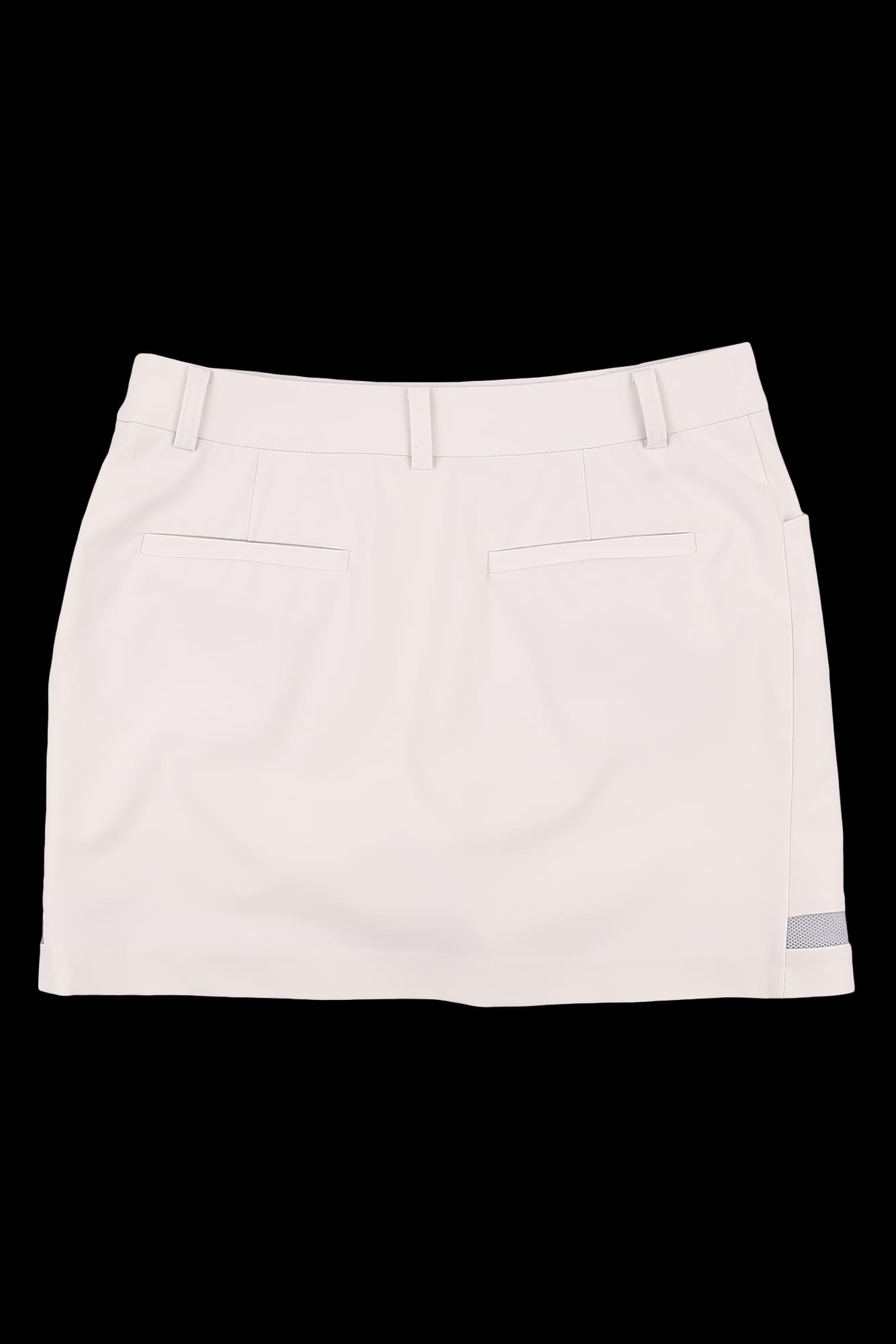 메쉬 절개 라인 스커트