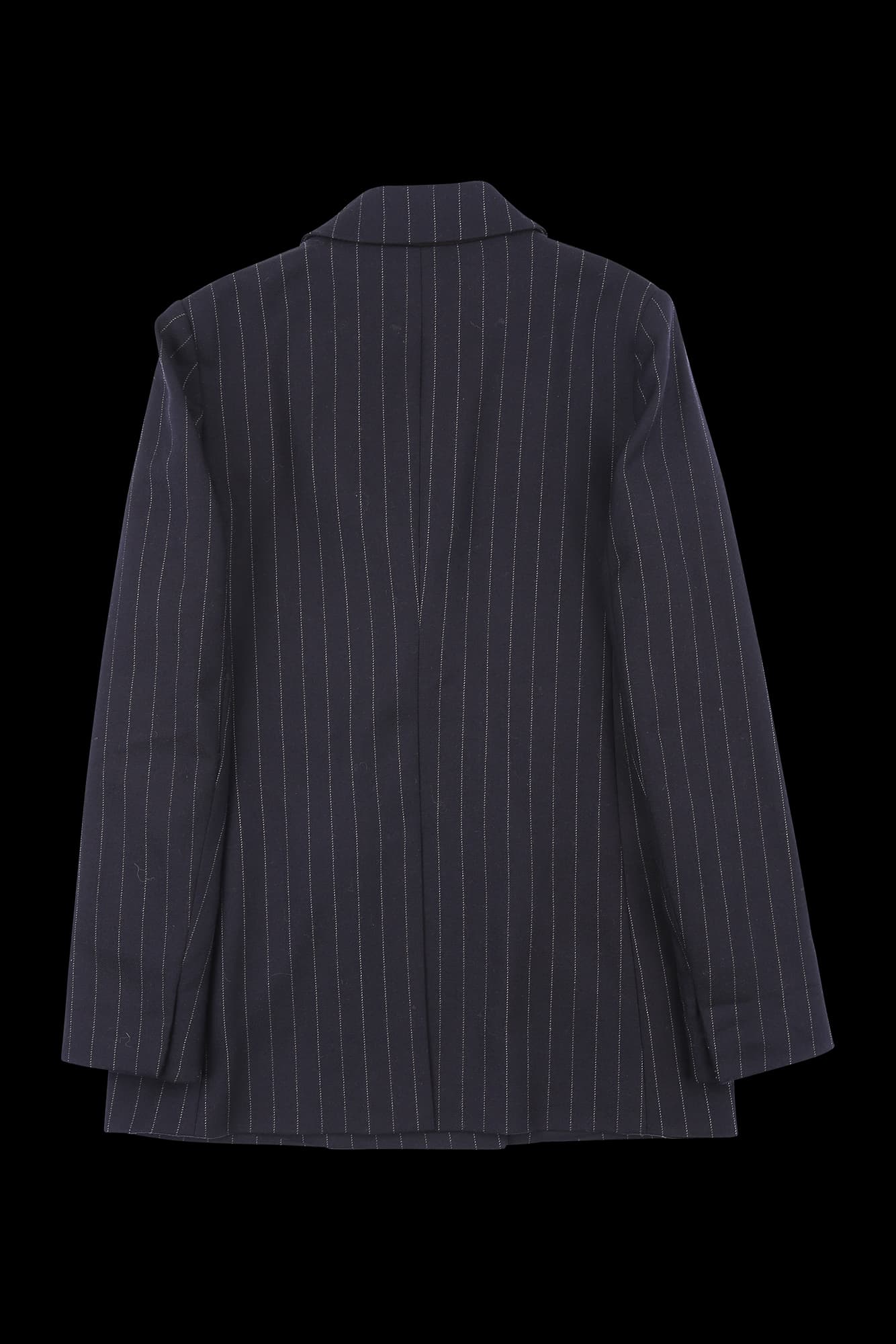 스트라이프 모직 자켓