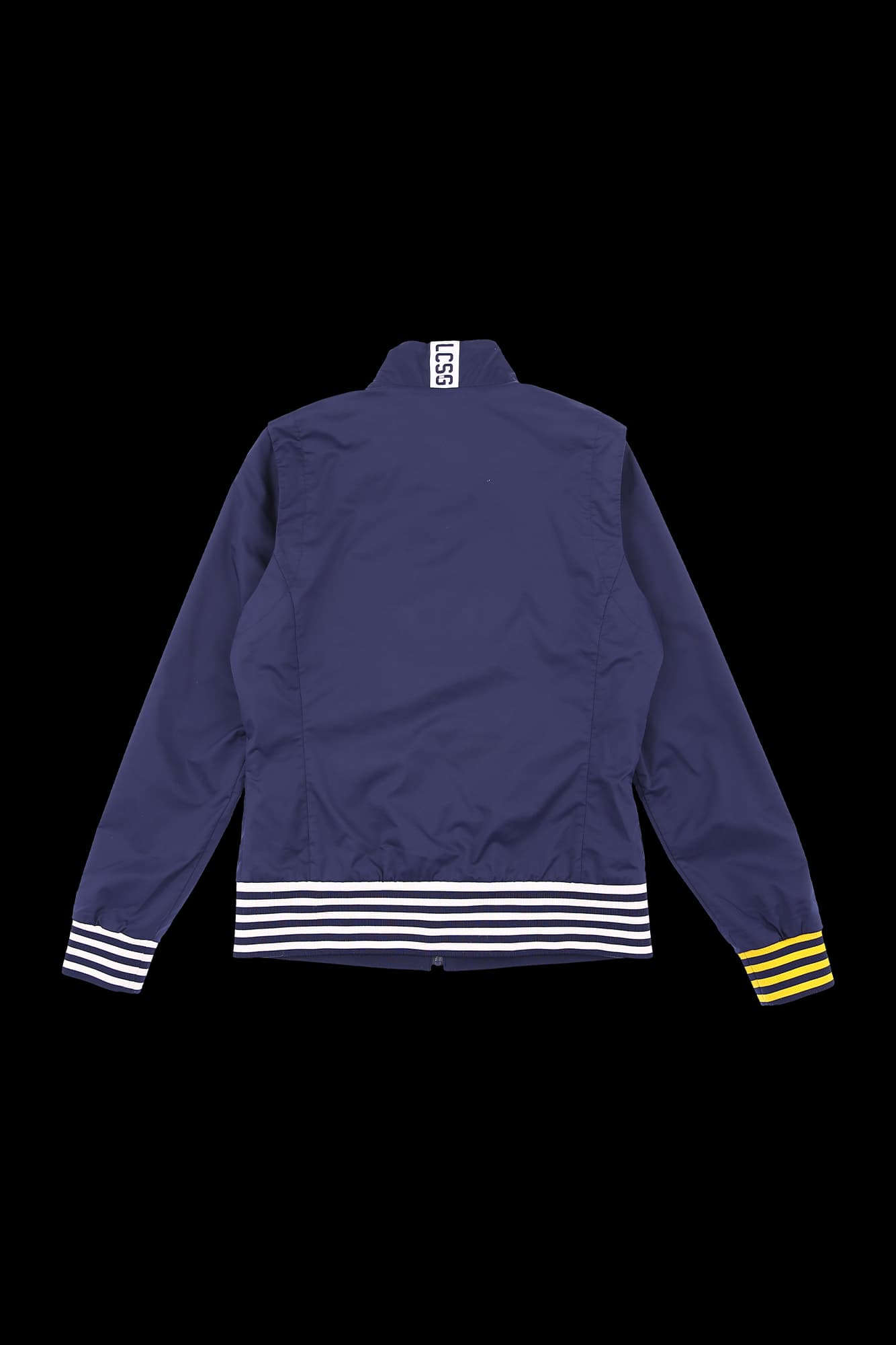 스트라이프 폴리 집업