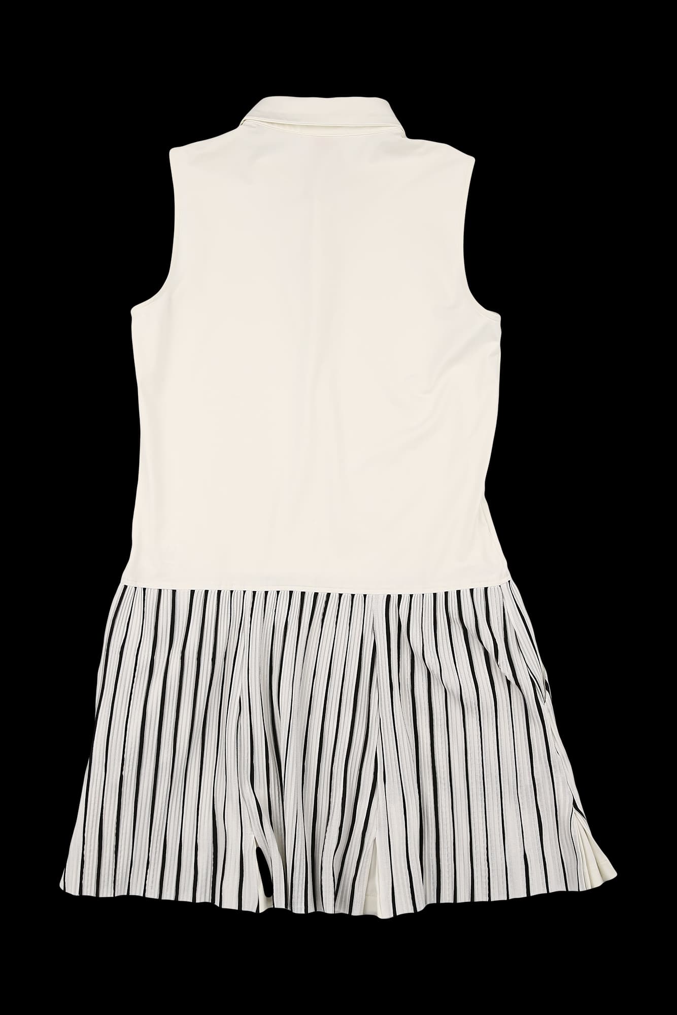 민소매 플리츠 원피스