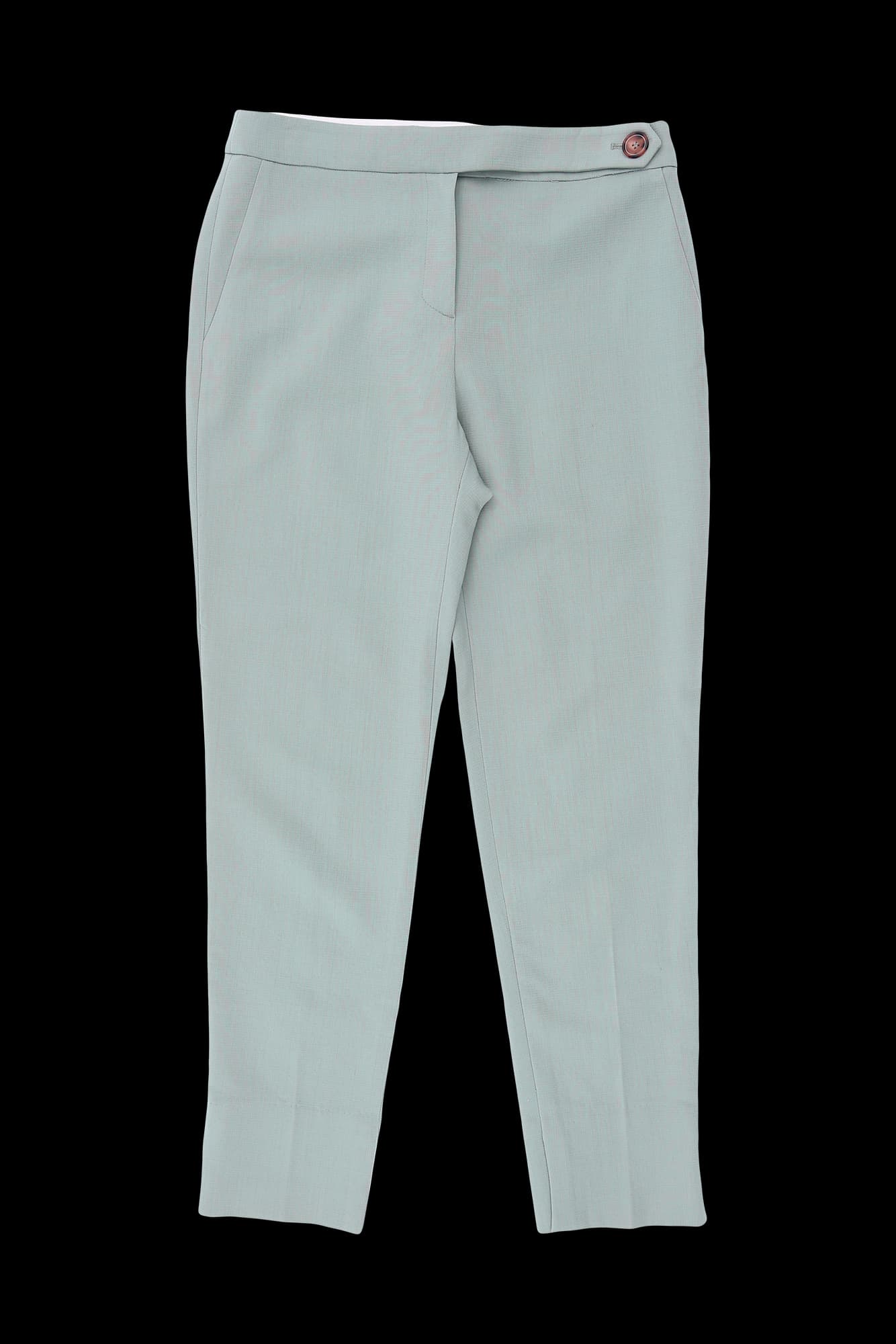 밑단 트임 롱 팬츠