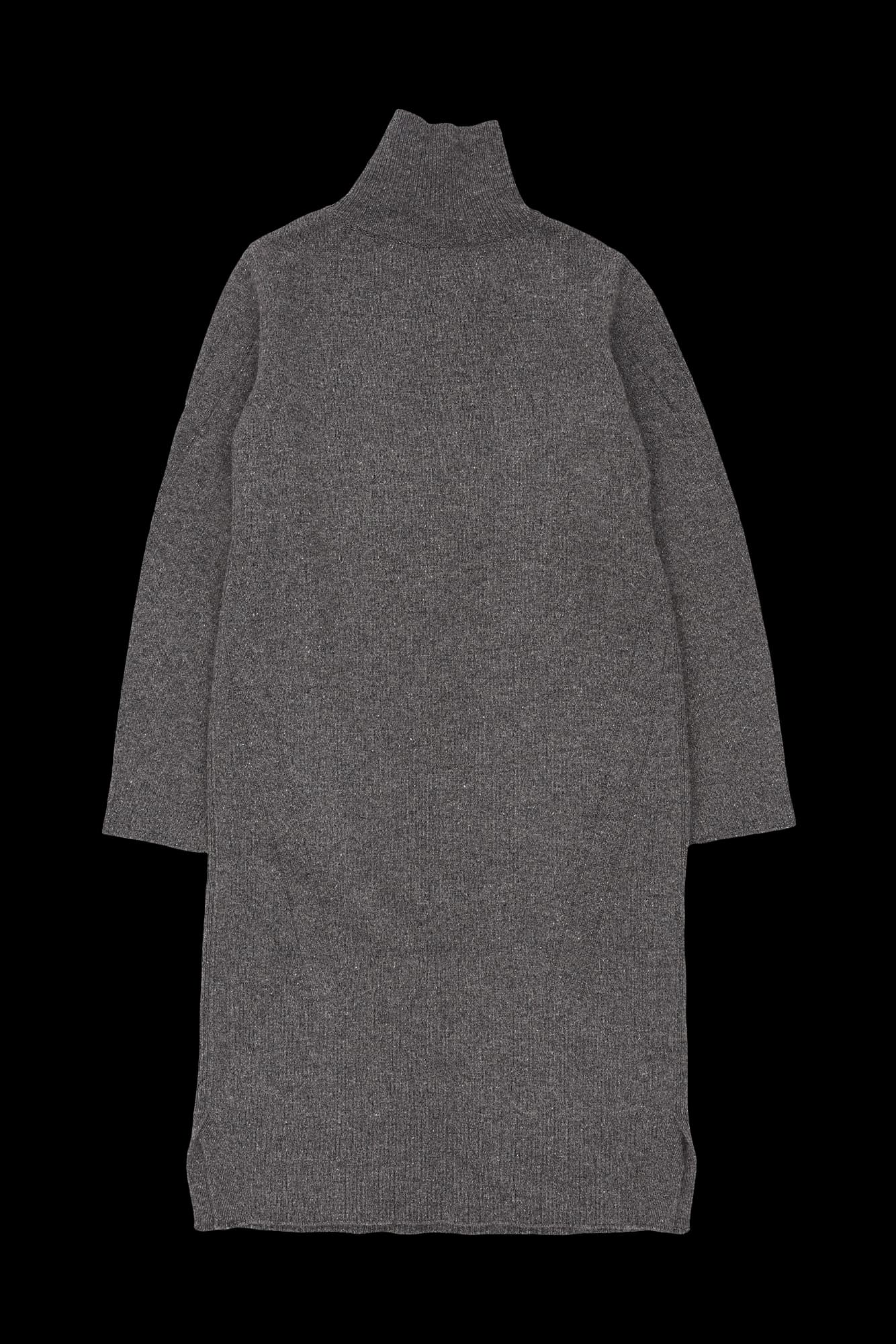 캐시미어 터틀넥 롱 원피스