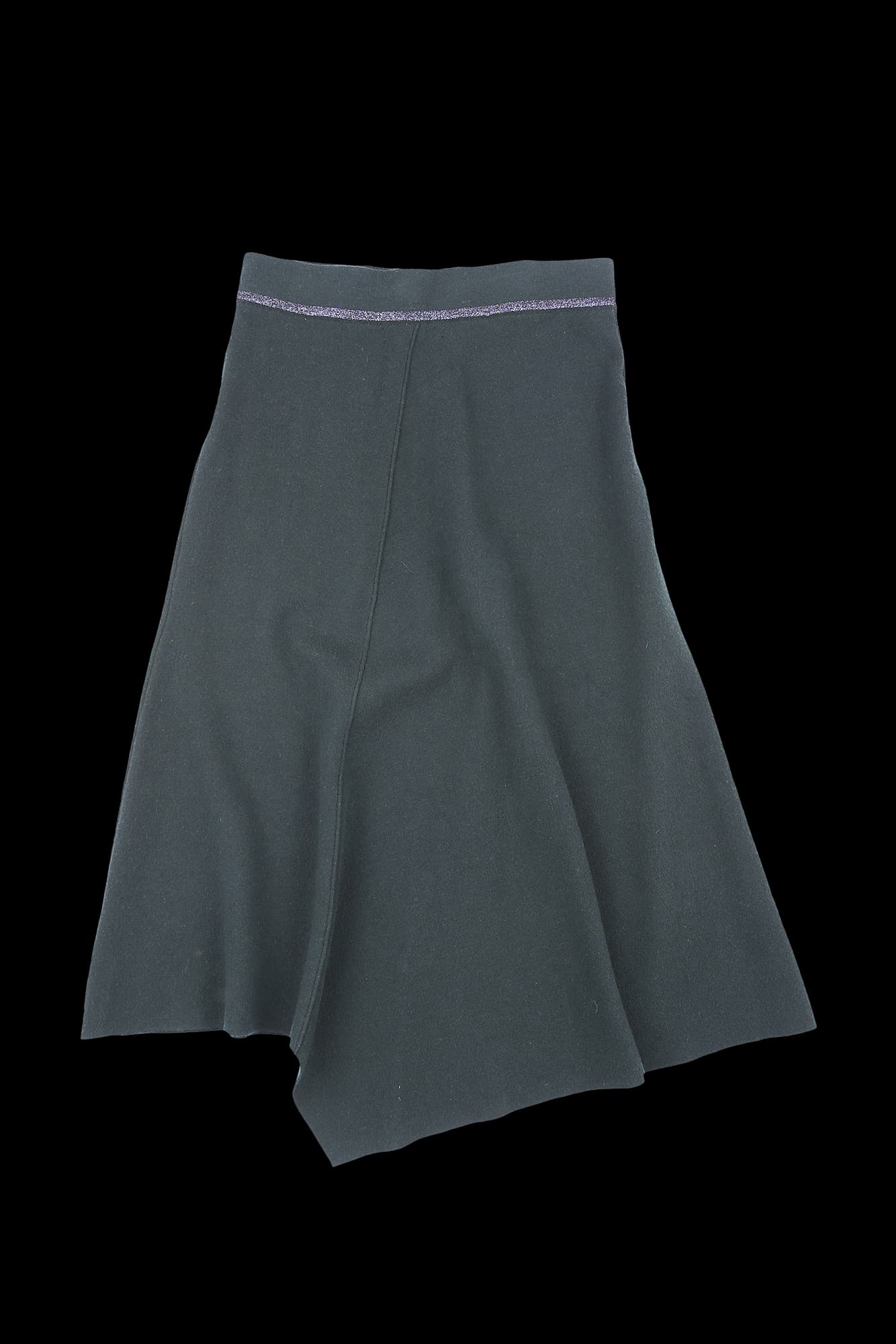 플레어 니트 스커트