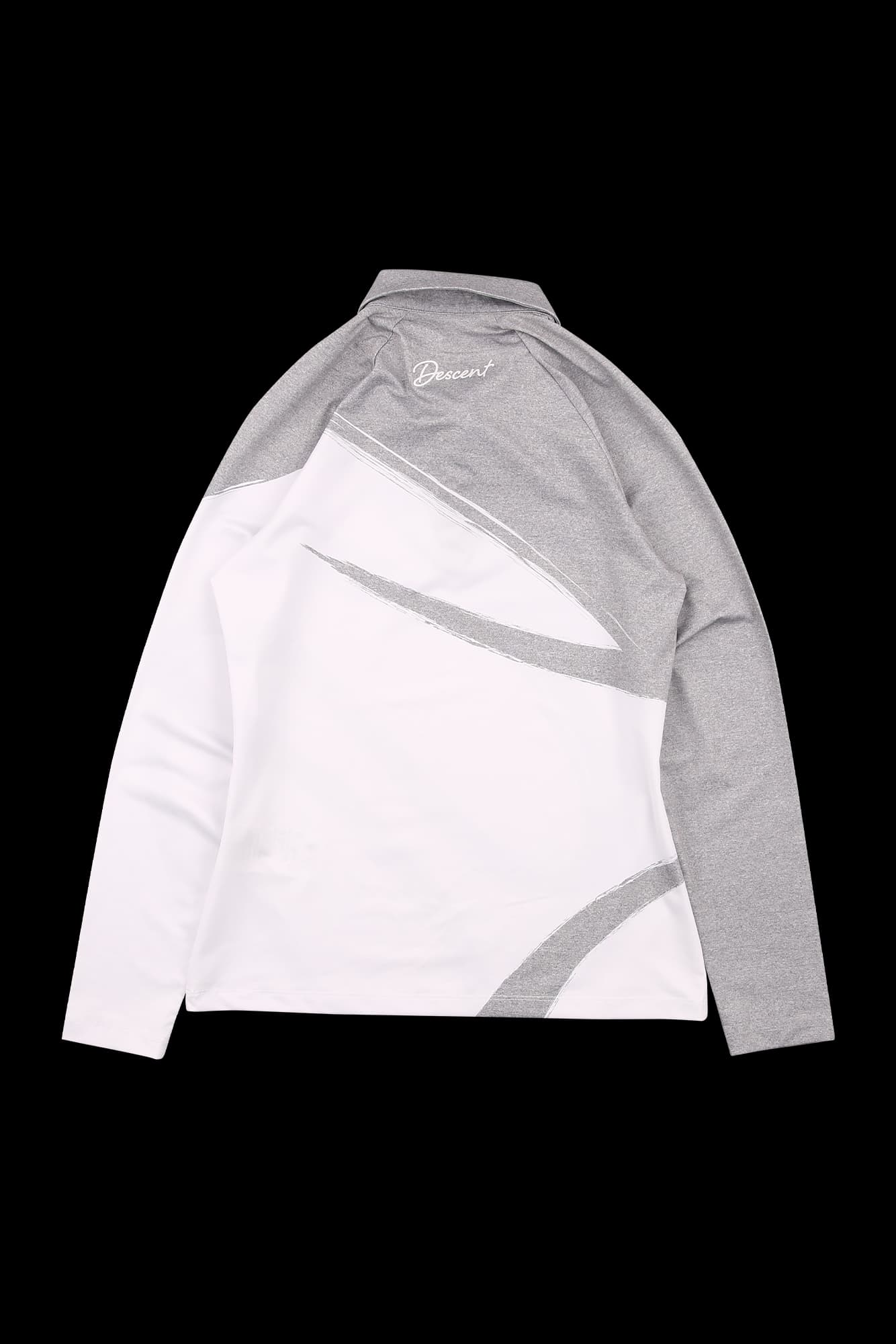 프린팅 긴팔 카라 티셔츠