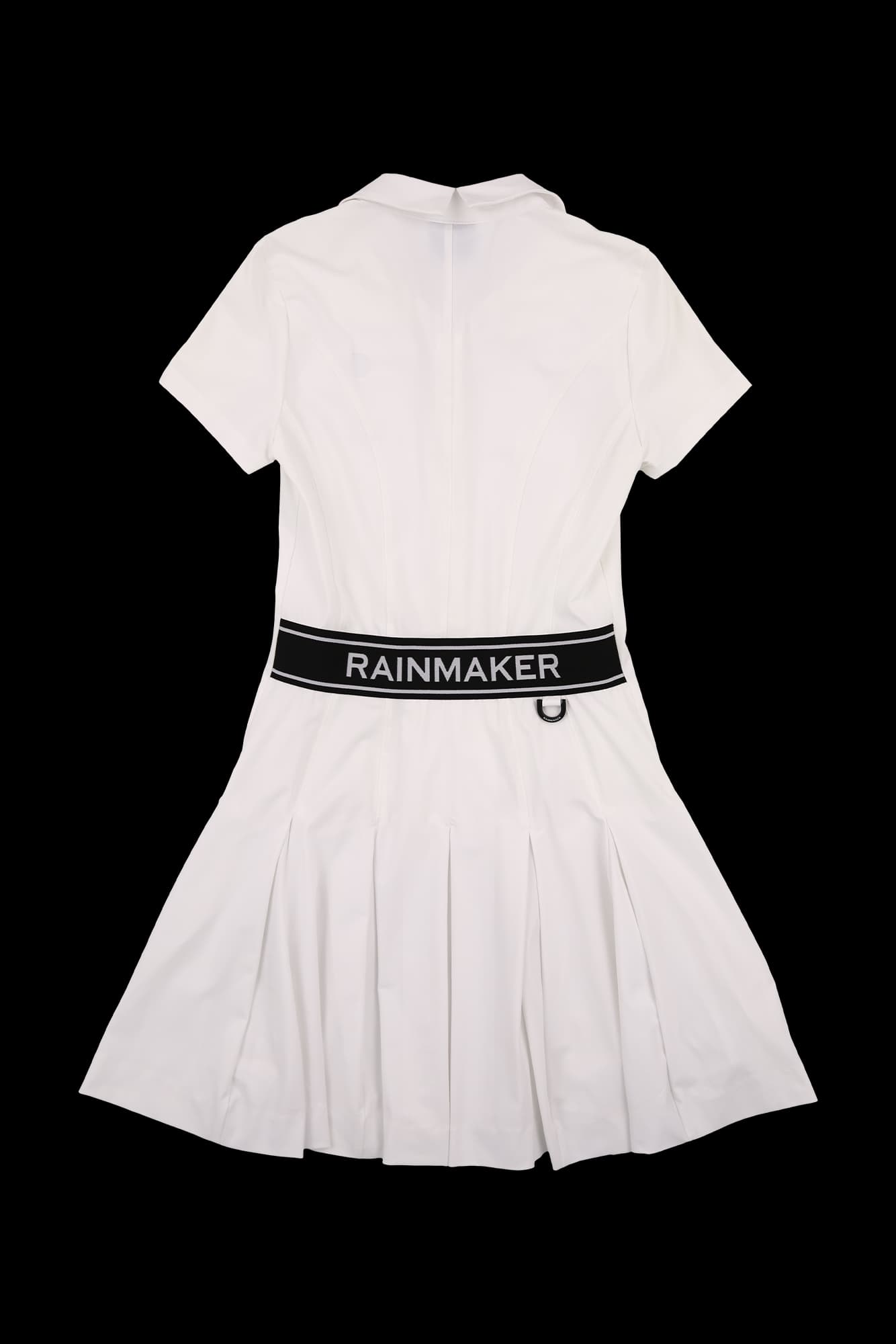 집업 라인 카라 플리츠 원피스