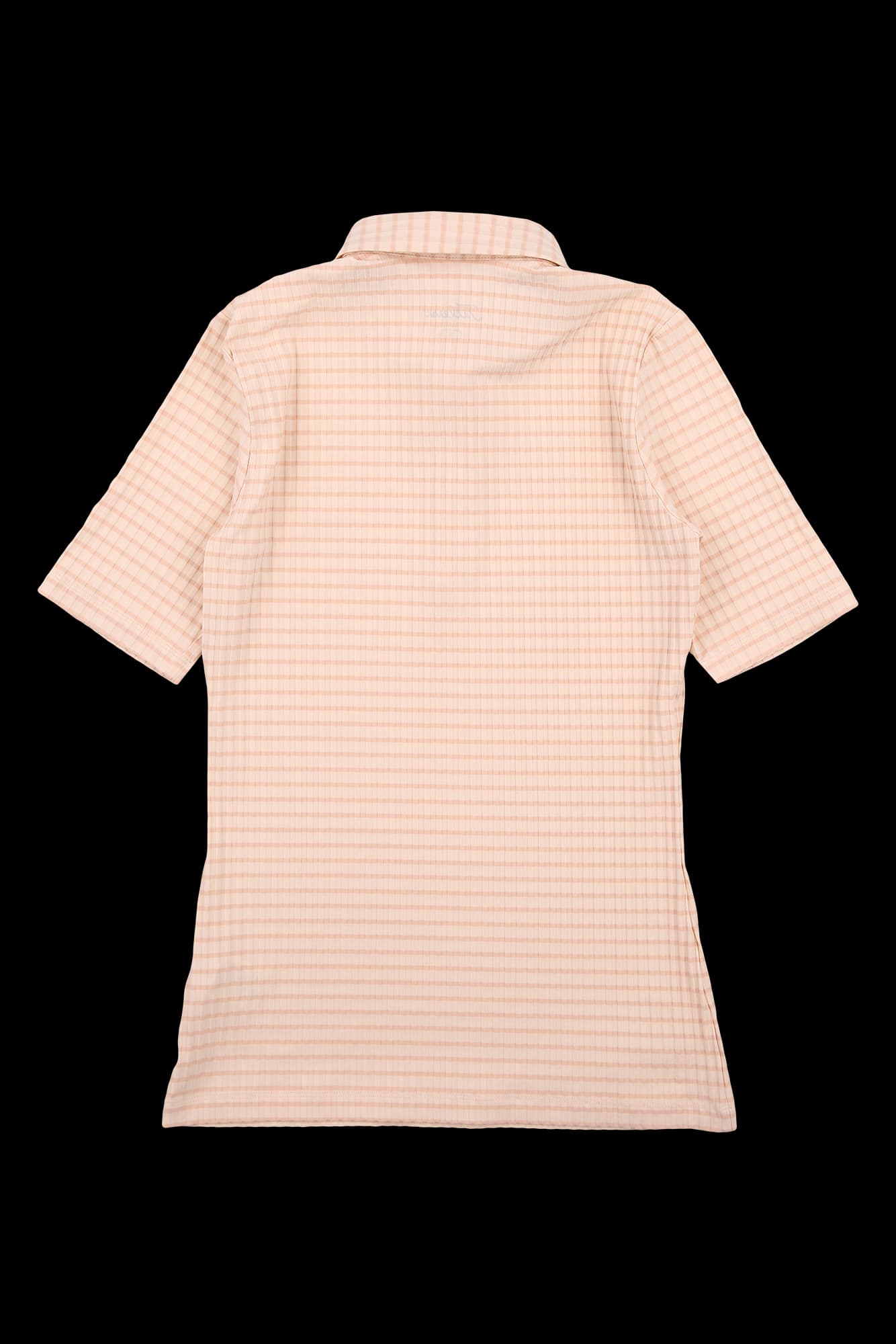 스트라이프 반팔 카라 티셔츠