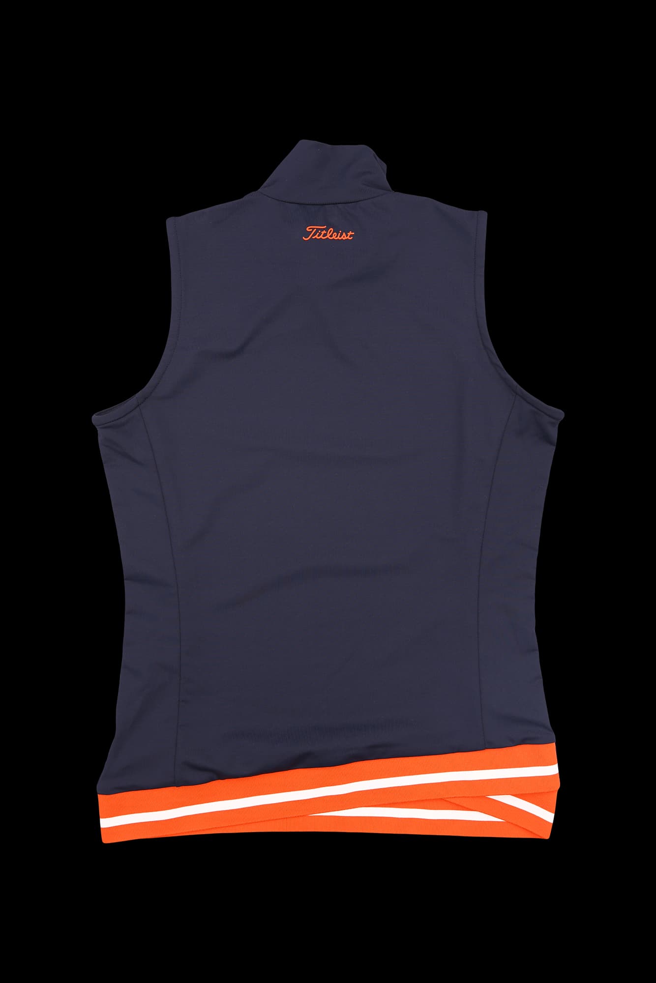 하이넥 트임 슬리브리스 티셔츠