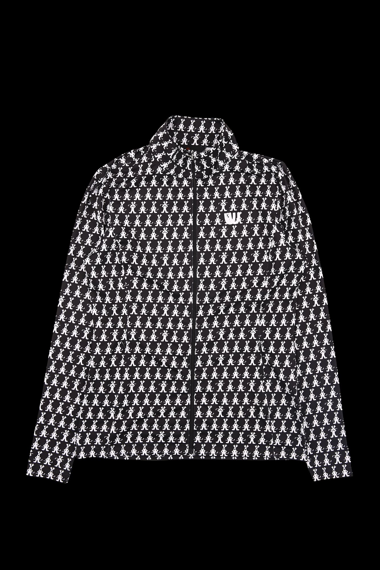 패턴 긴팔 집업