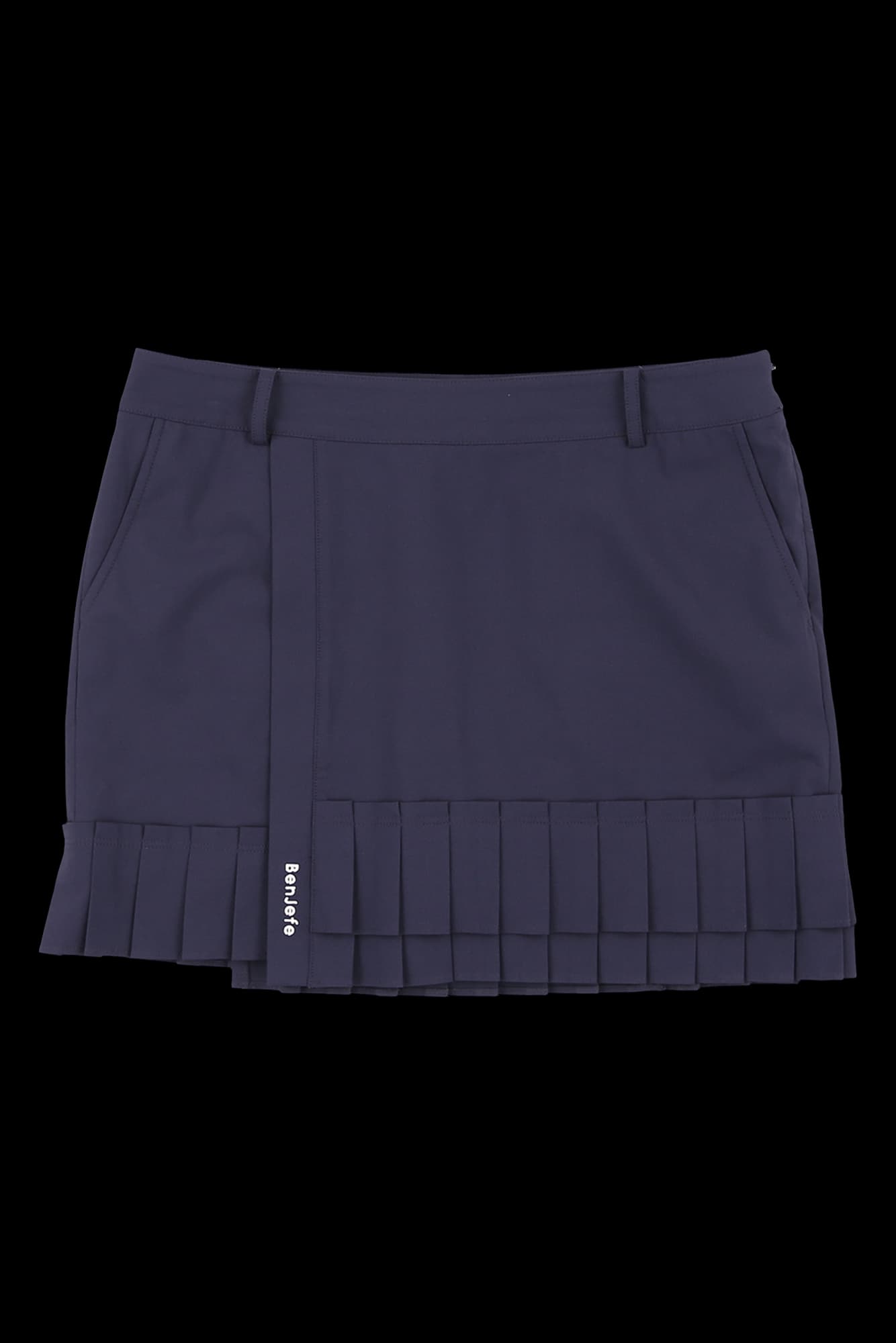 절개 플리츠 스커트