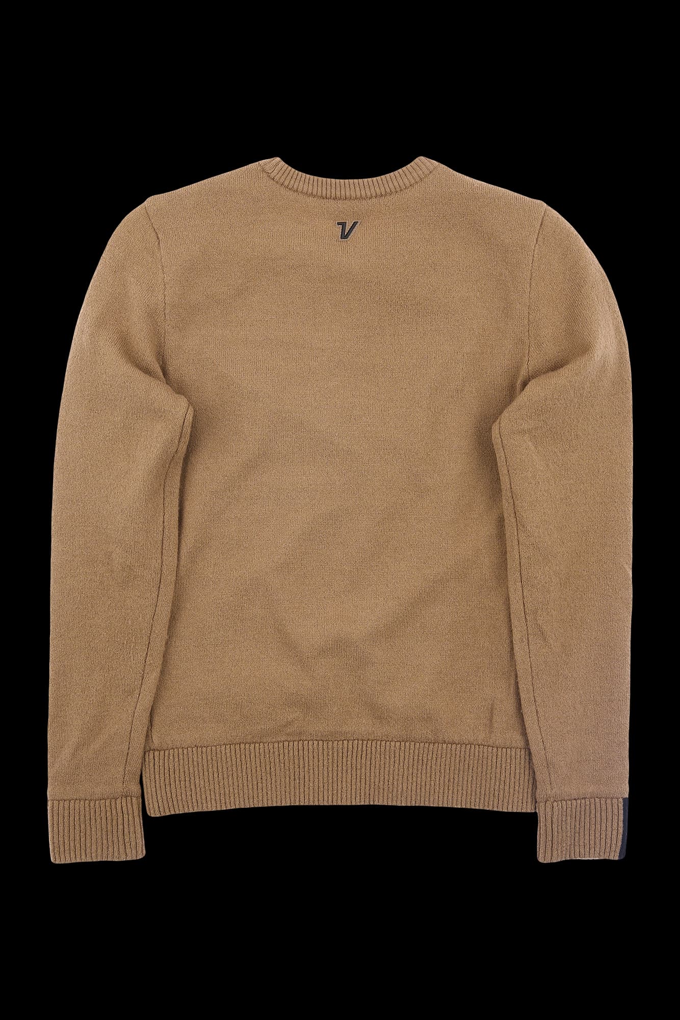 로고 자수 긴팔 니트