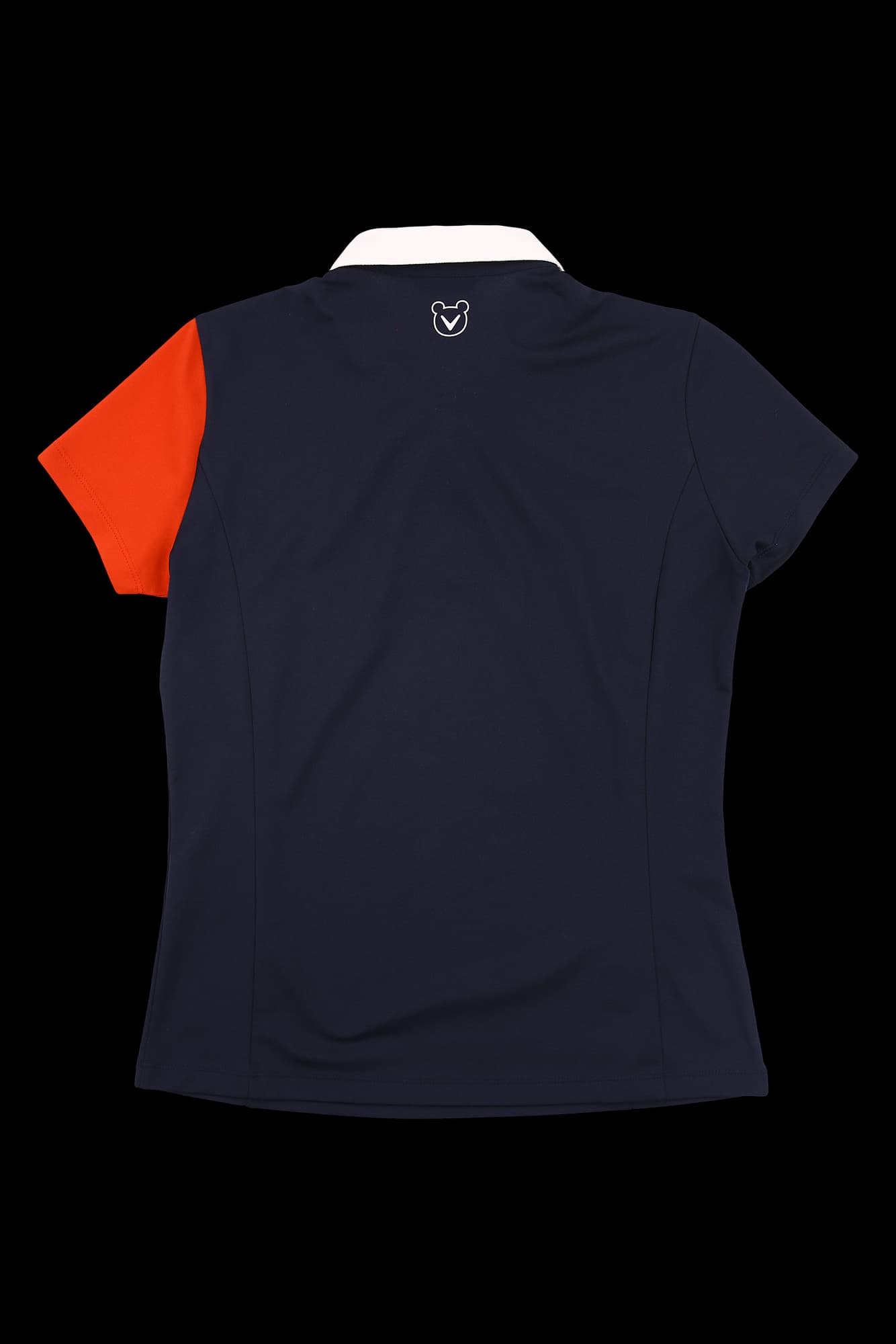 프린팅 배색 카라 반팔 티셔츠