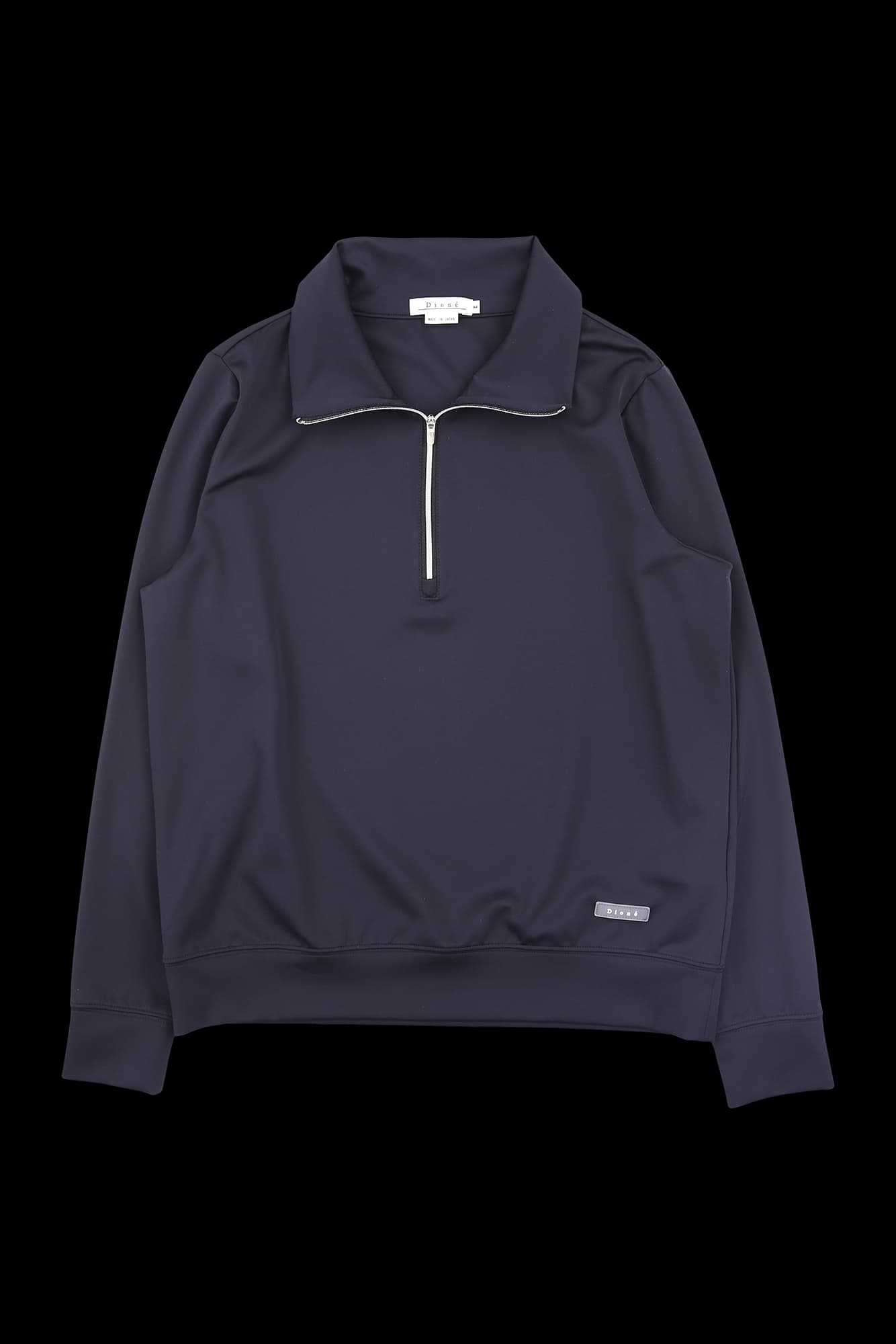 하프 집업 긴팔 티셔츠