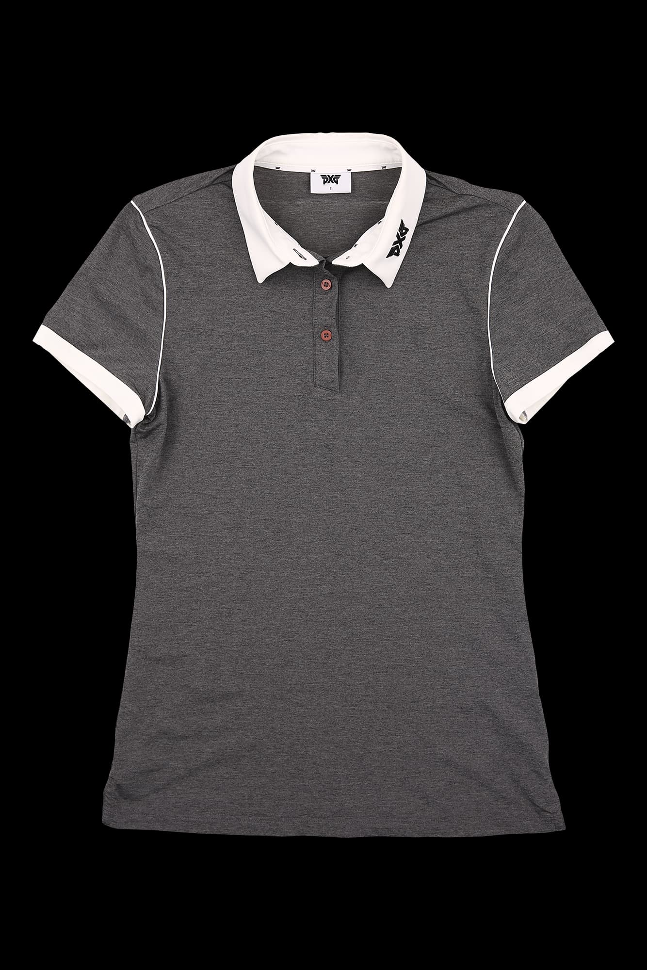 배색 카라 반팔 티셔츠