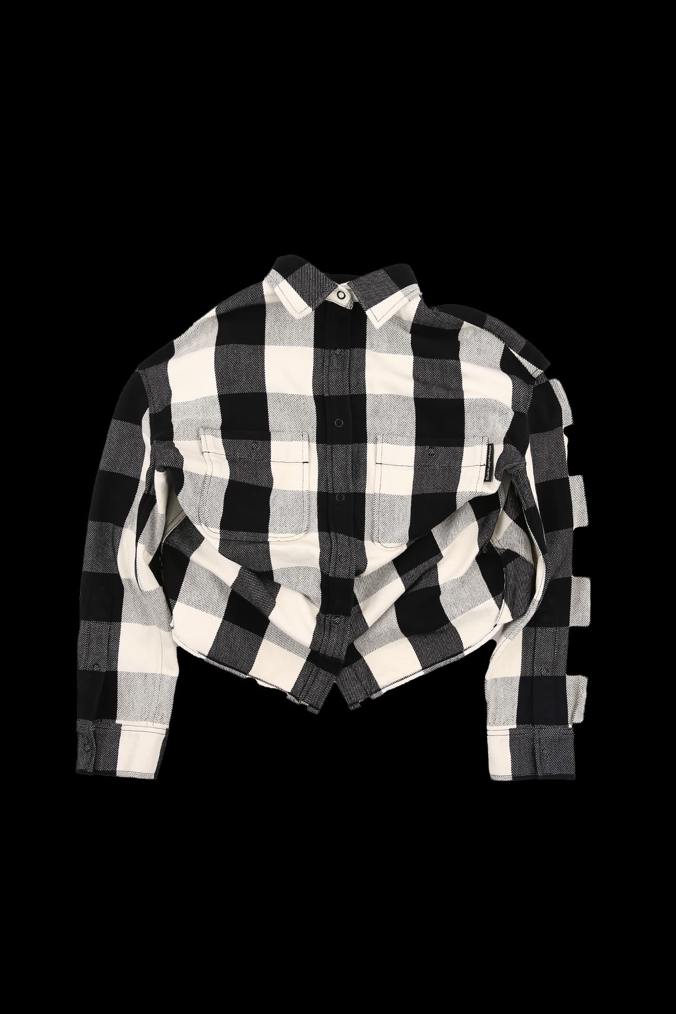 레이어링 체크 하프 팬츠