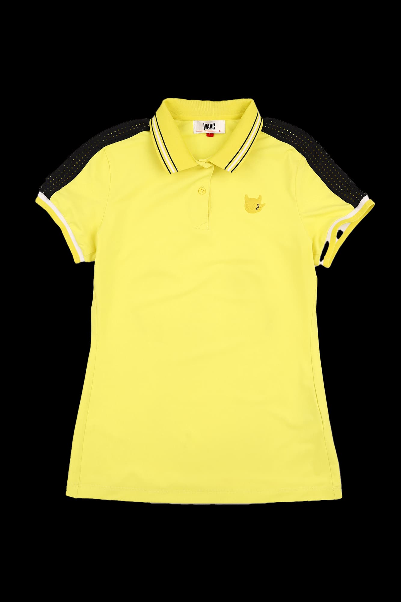 배색 반팔 카라 티셔츠