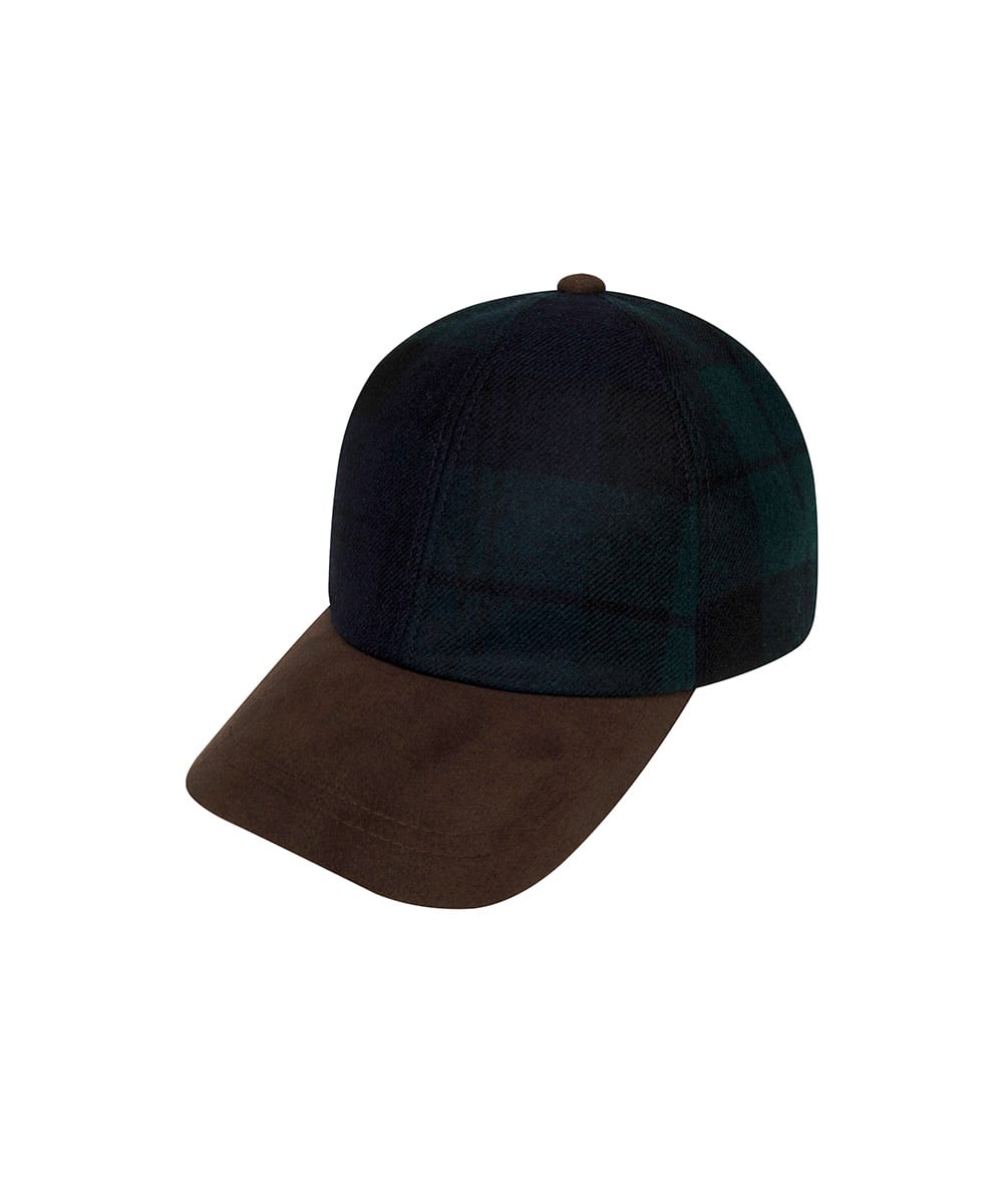 아브라함문 UNISEX 타탄체크 볼 캡(GREEN)