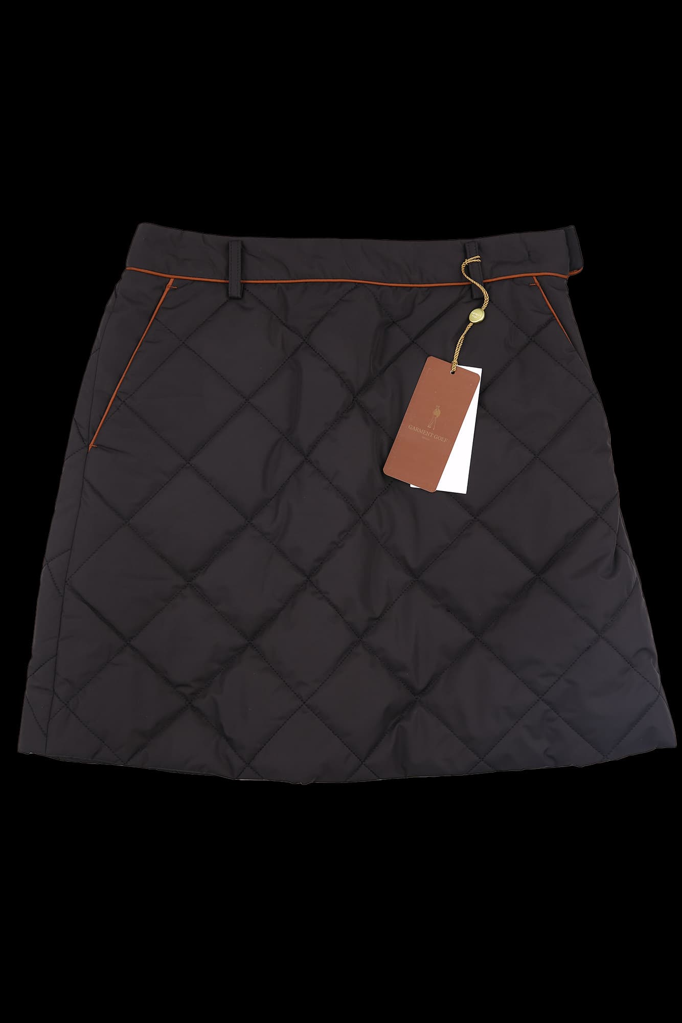 퀼팅 포인트 패딩 큐롯 스커트