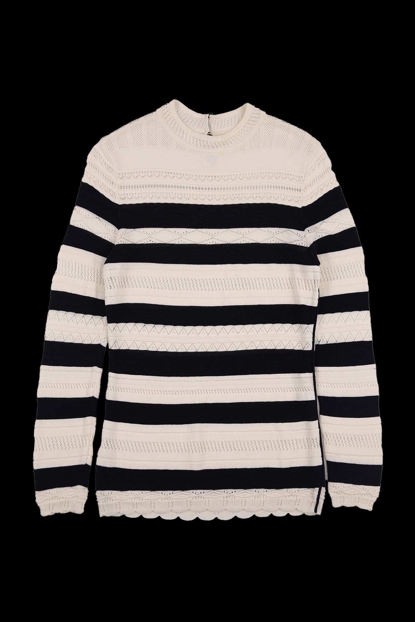 단가라 펀칭 썸머 니트