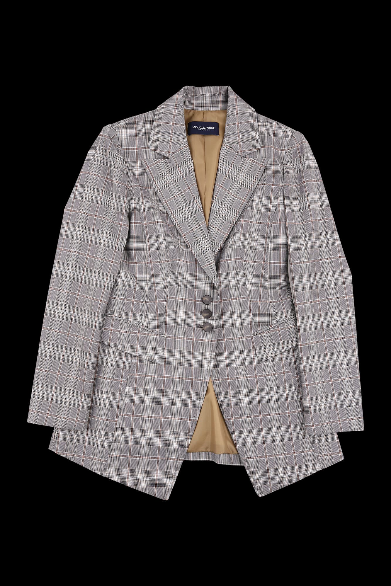 체크 패턴 자켓