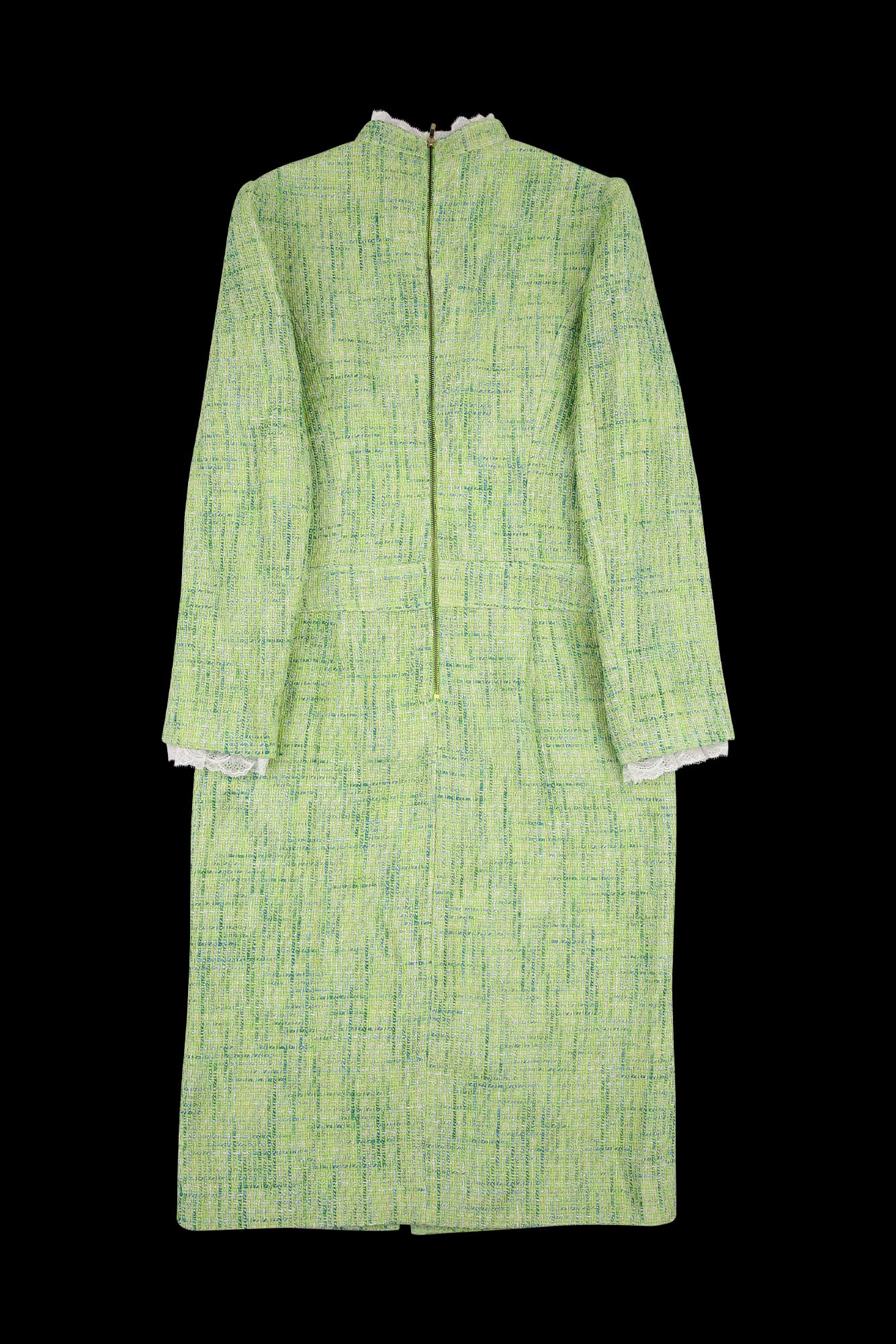 트위드 긴팔 원피스