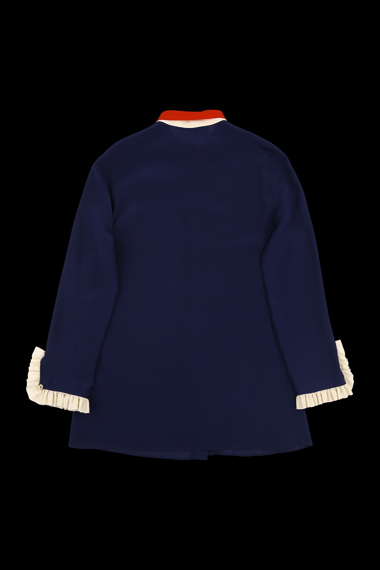 끈 셔링 블라우스