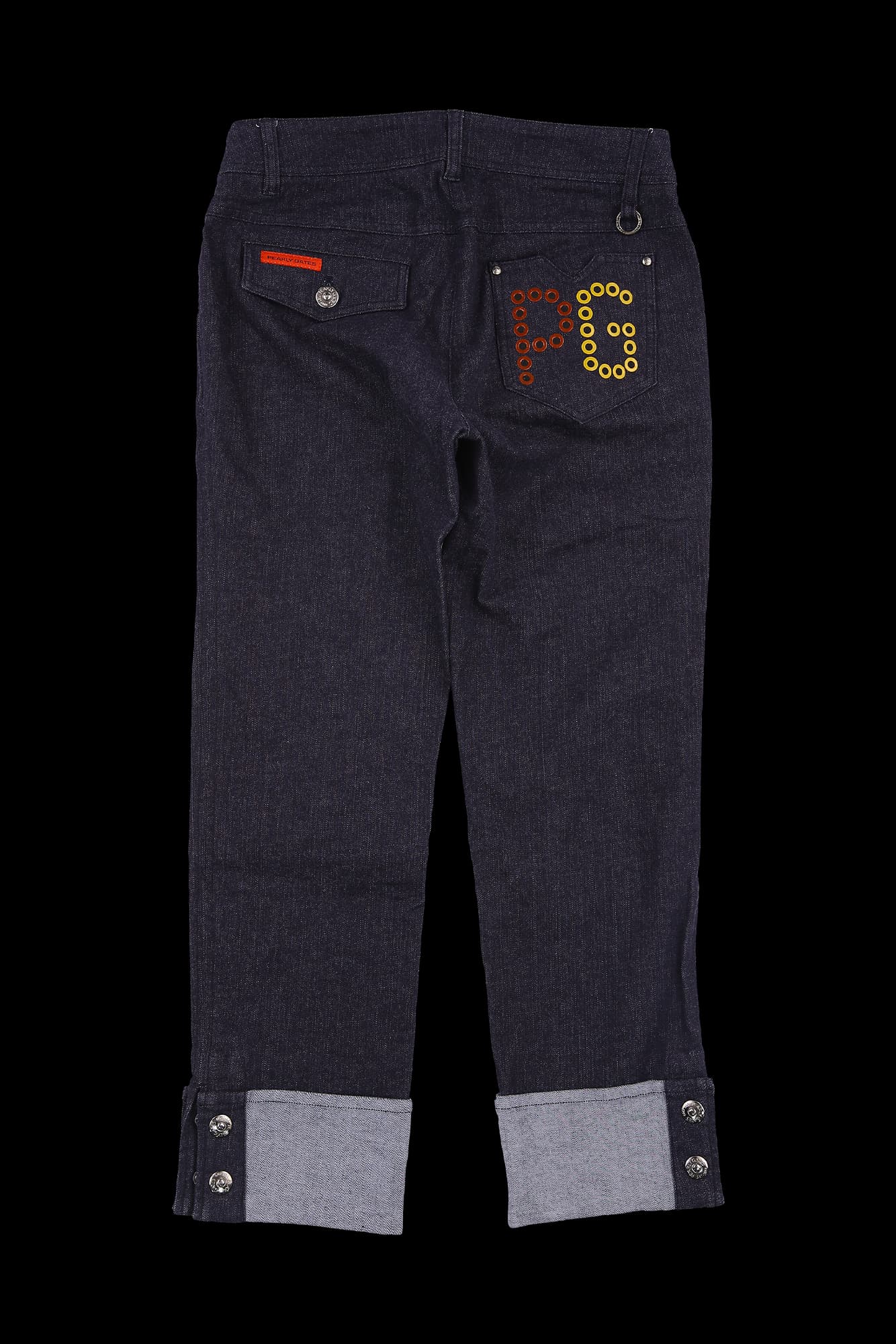 밑단포인트 데님 팬츠