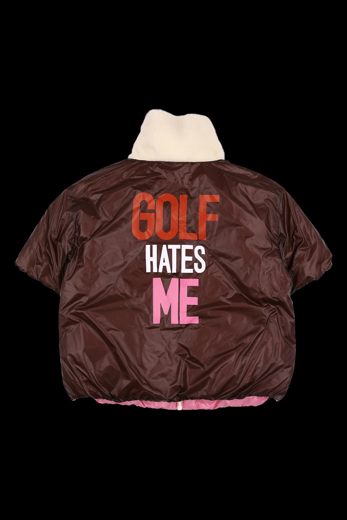 구스다운 리버시블 후드 점퍼