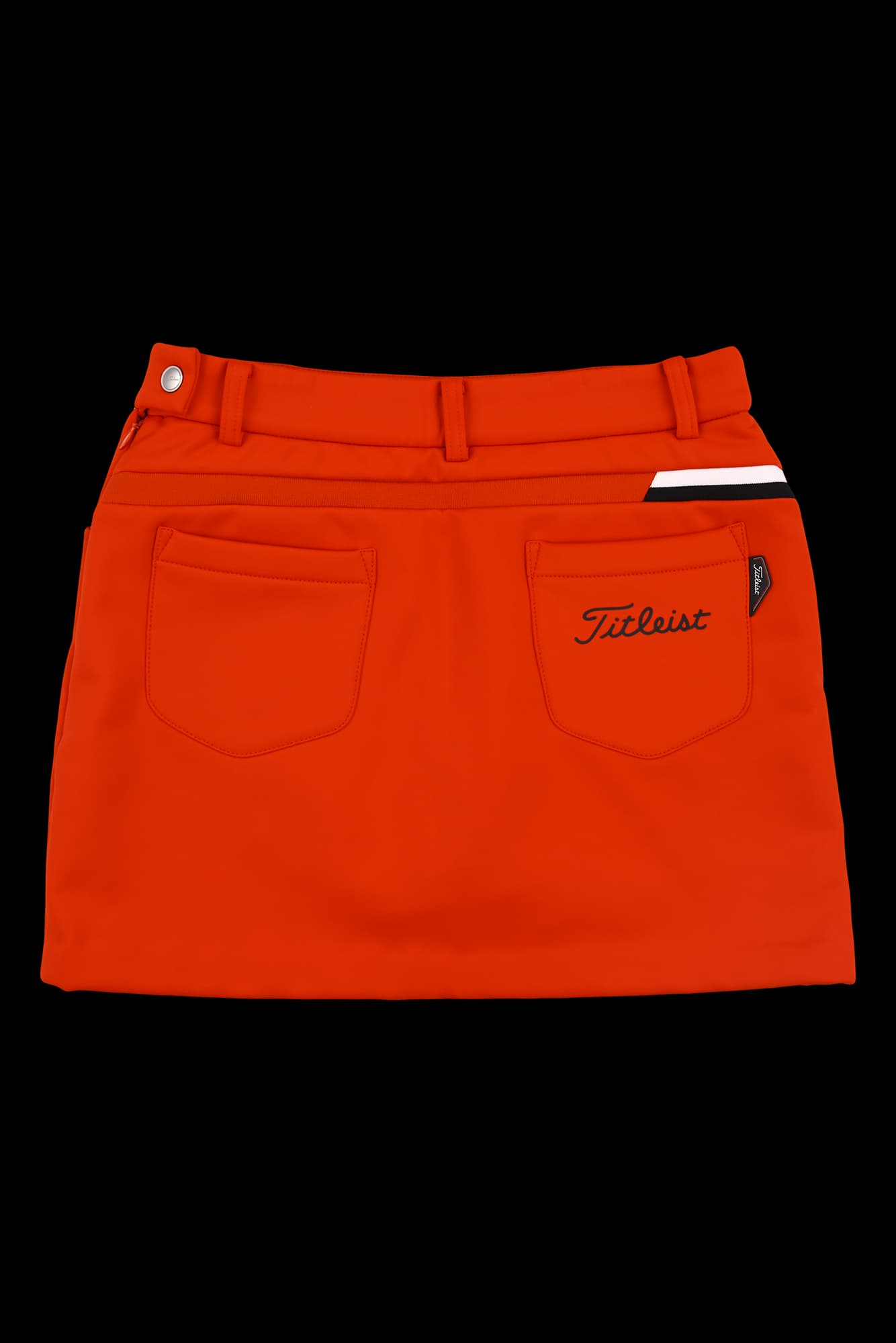 밴딩 배색 스커트