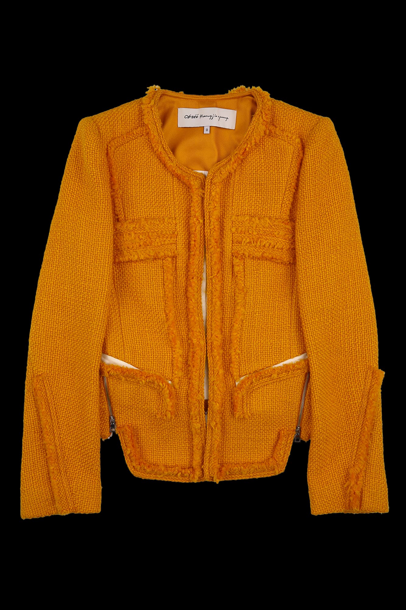 울 트위드 자켓