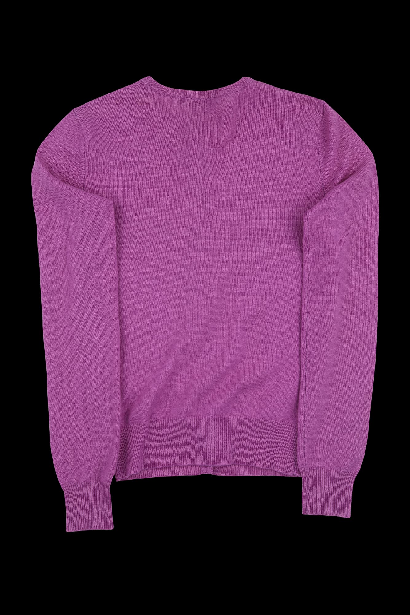 라운드 긴팔 가디건