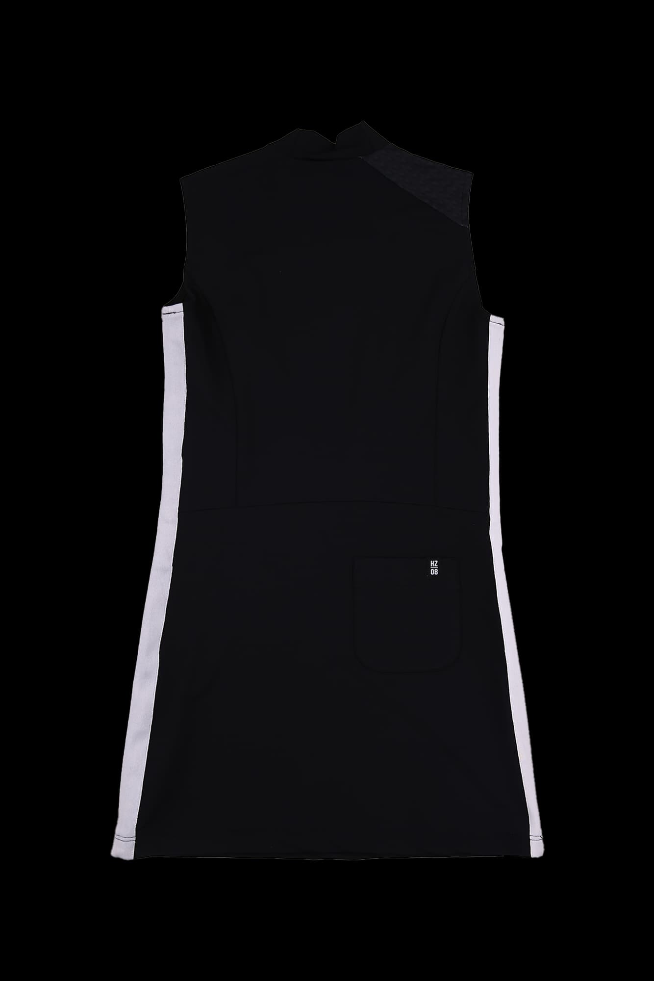 스트레치 슬리브리스 원피스