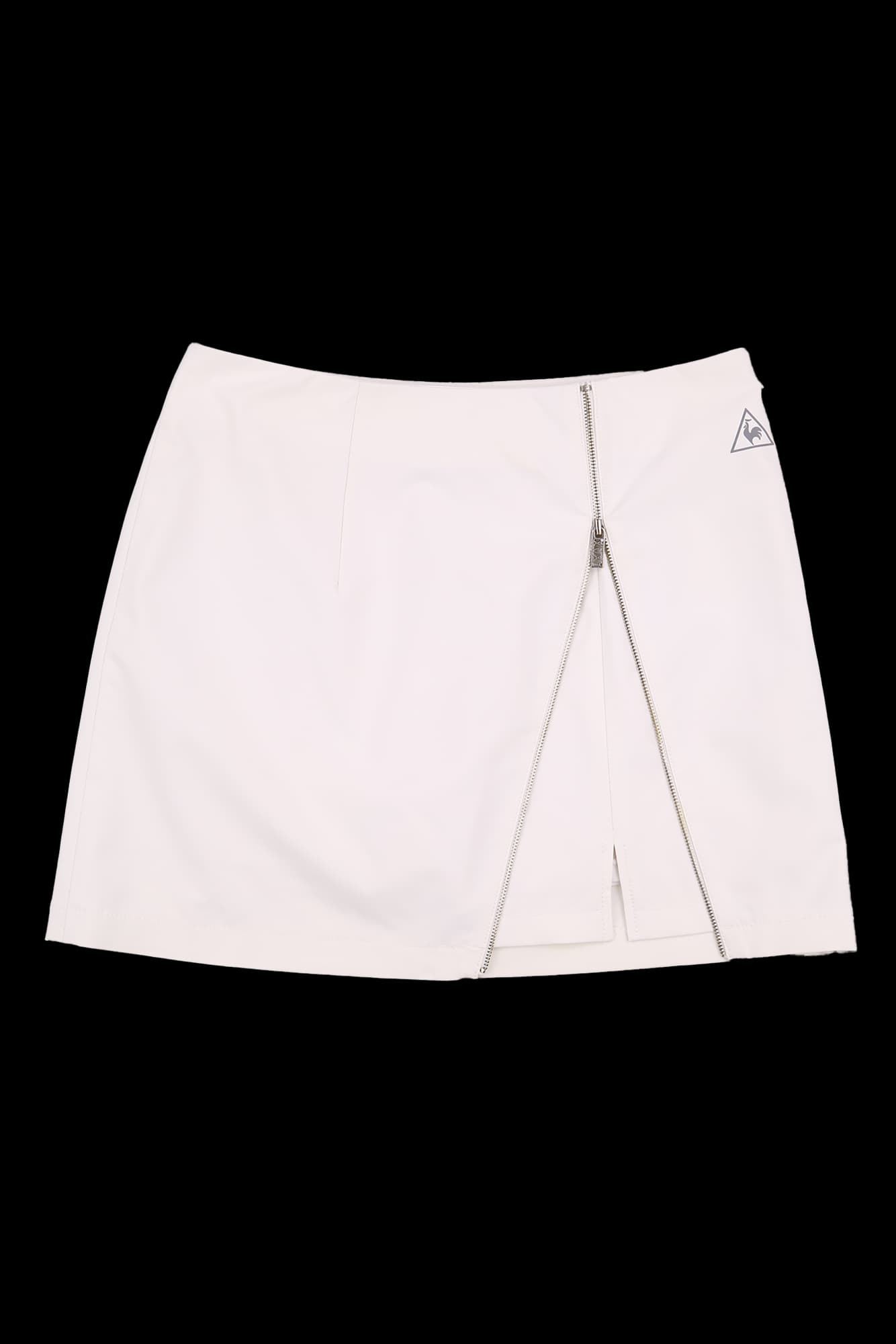 페이크 지퍼 스커트