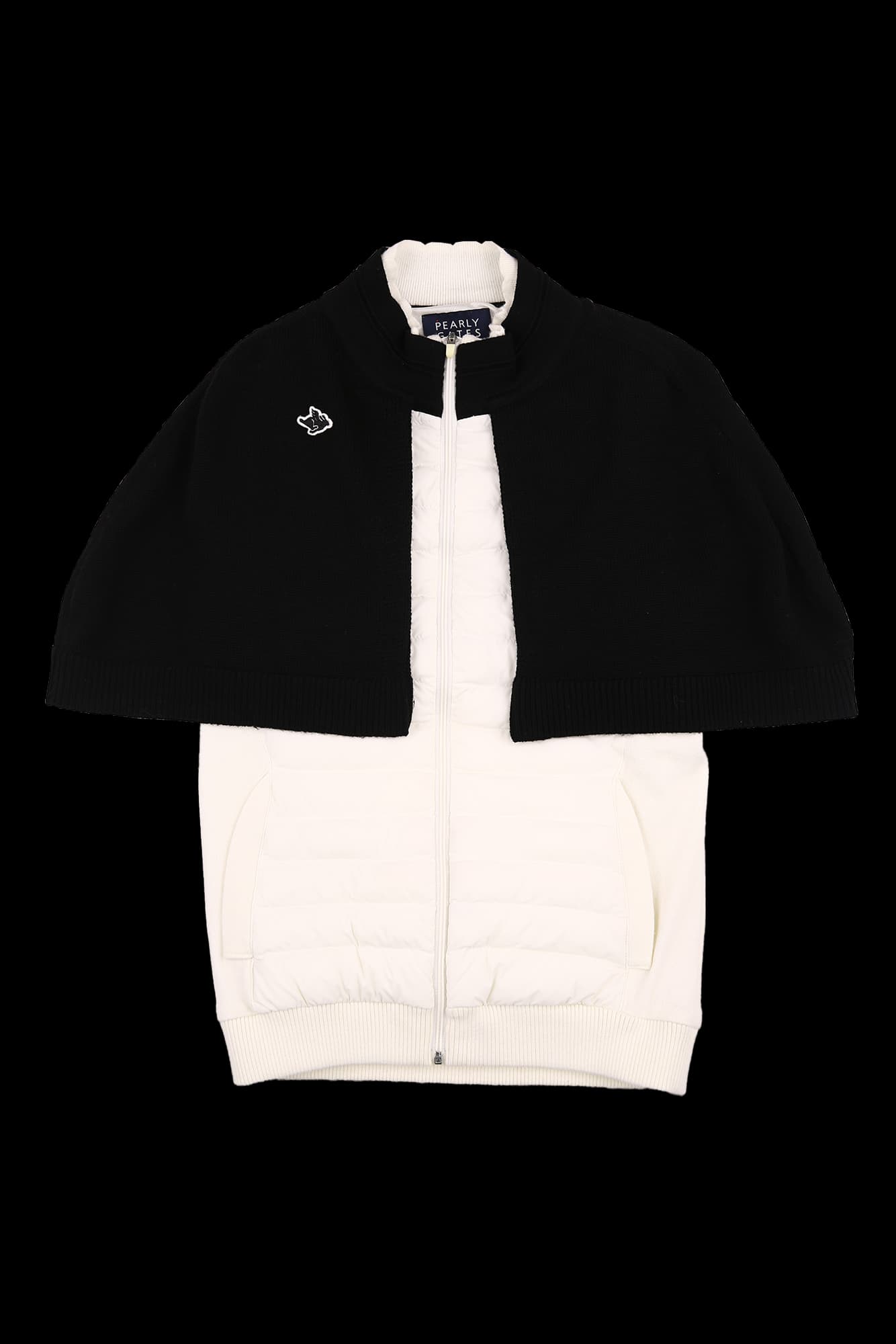 케이프 패딩 베스트