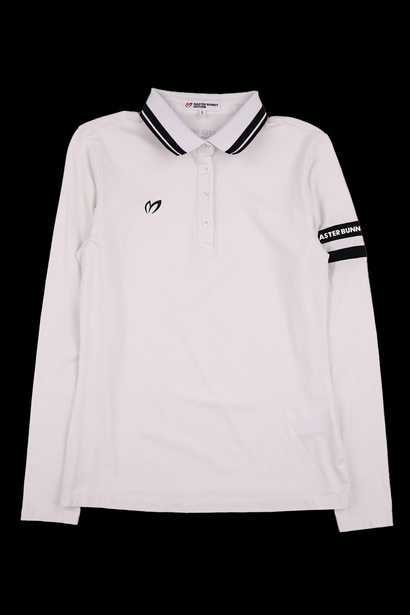 라인 배색 포인트 칼라 티셔츠