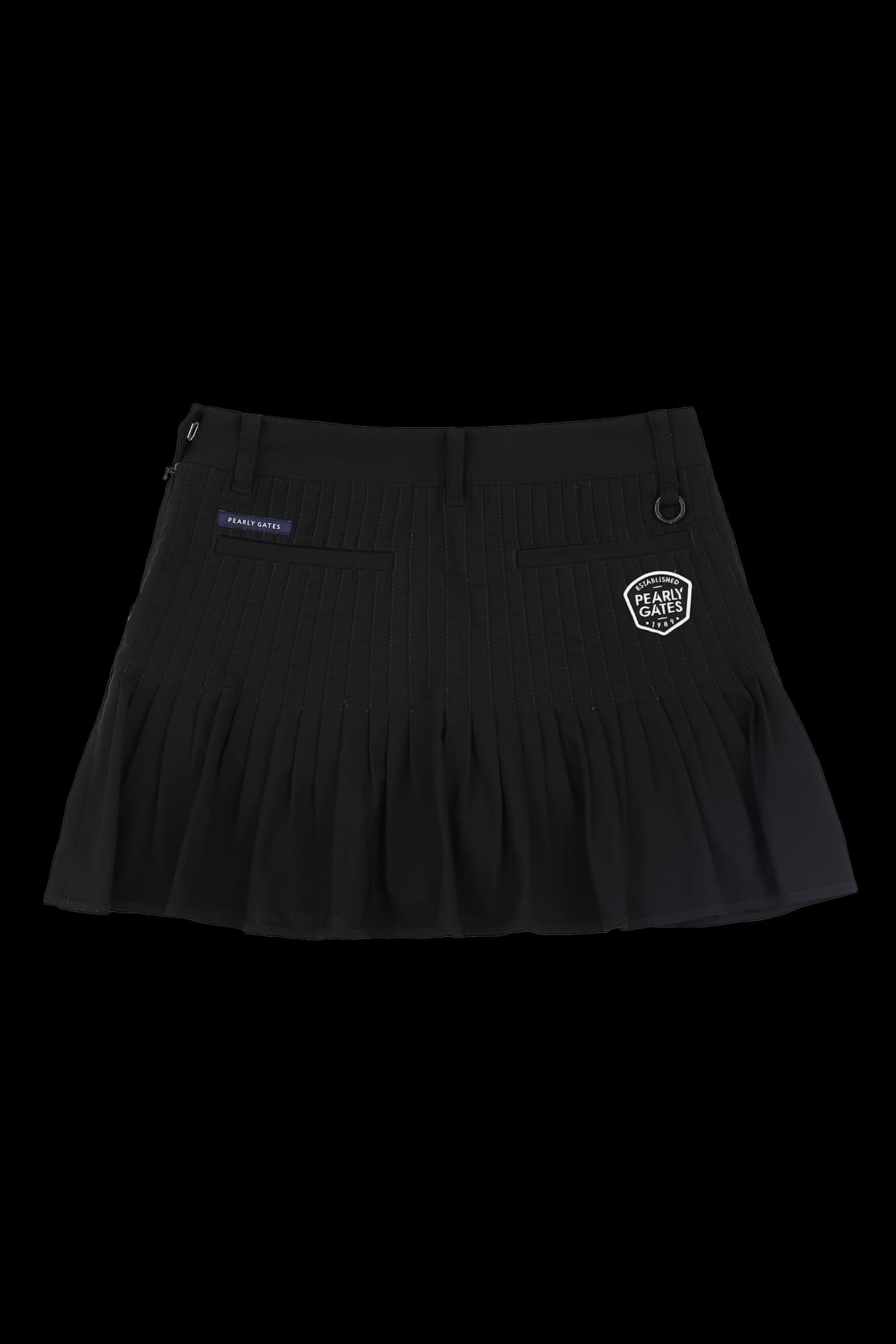 스티치 플레어 스커트