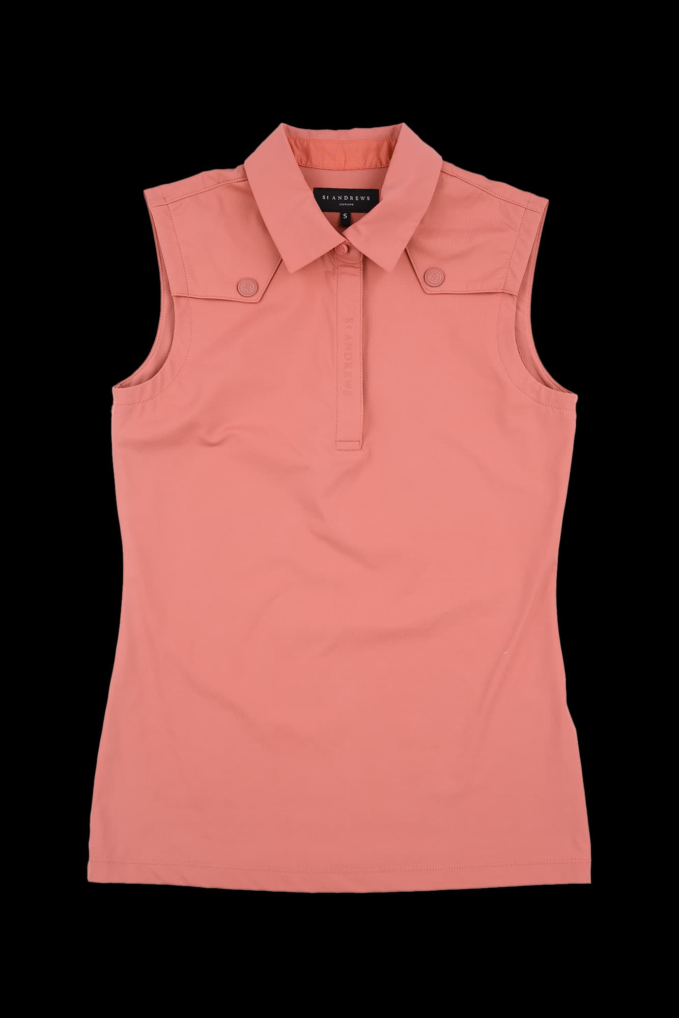 카라 슬리브리스 티셔츠