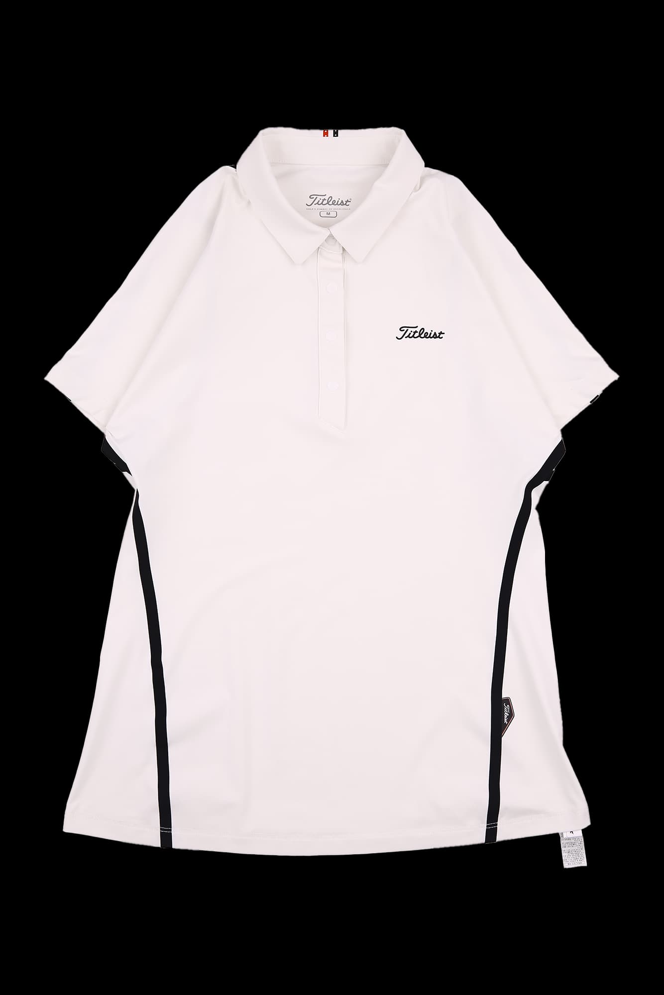 로고 반팔 카라 티셔츠