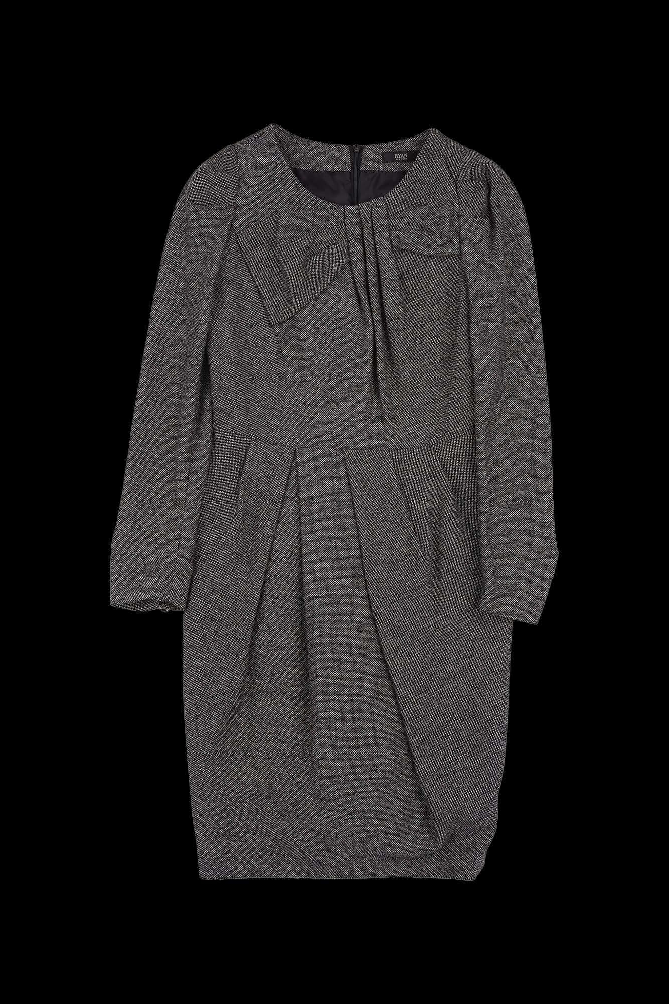 디테일 울 원피스